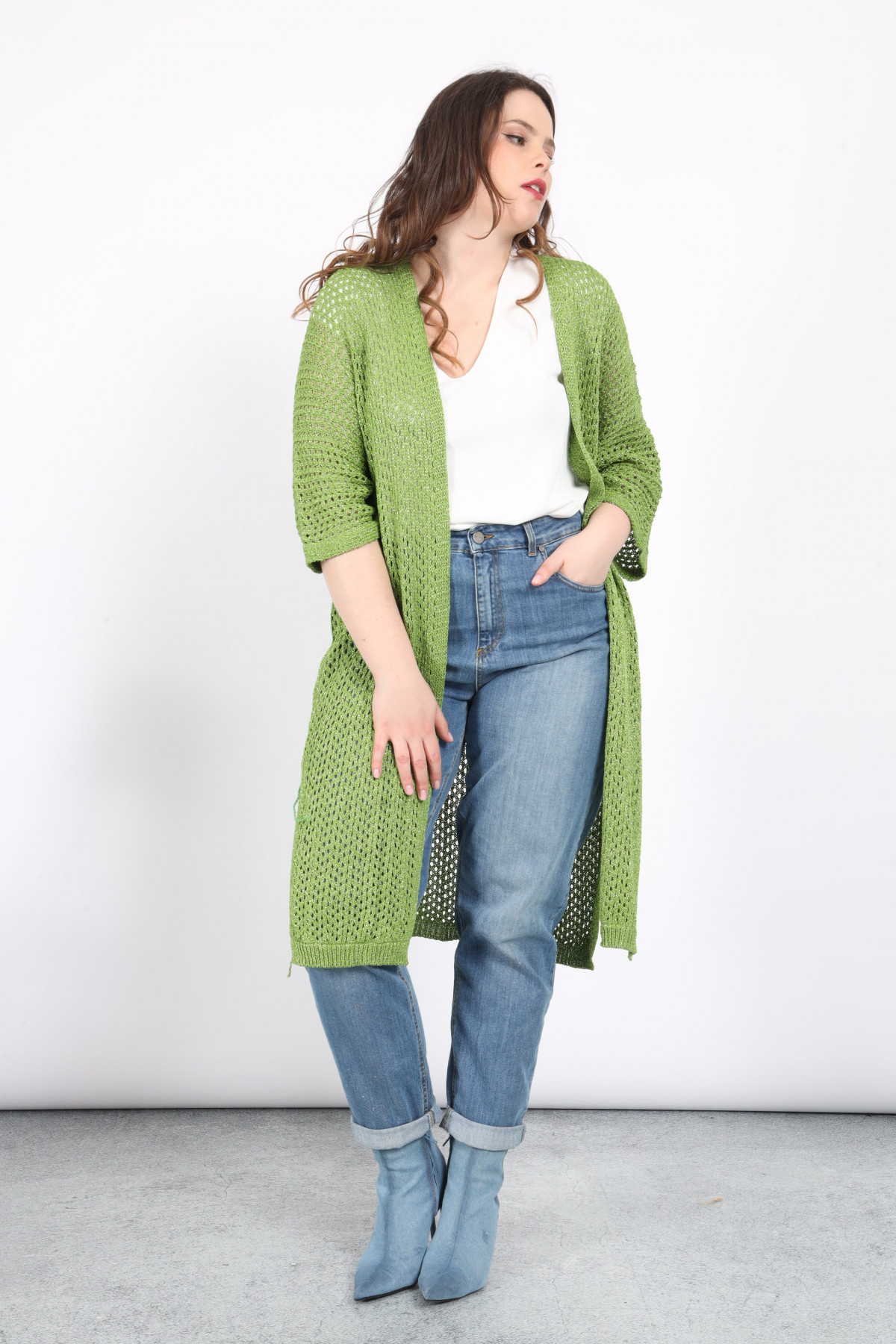 Openwork Cardigan
