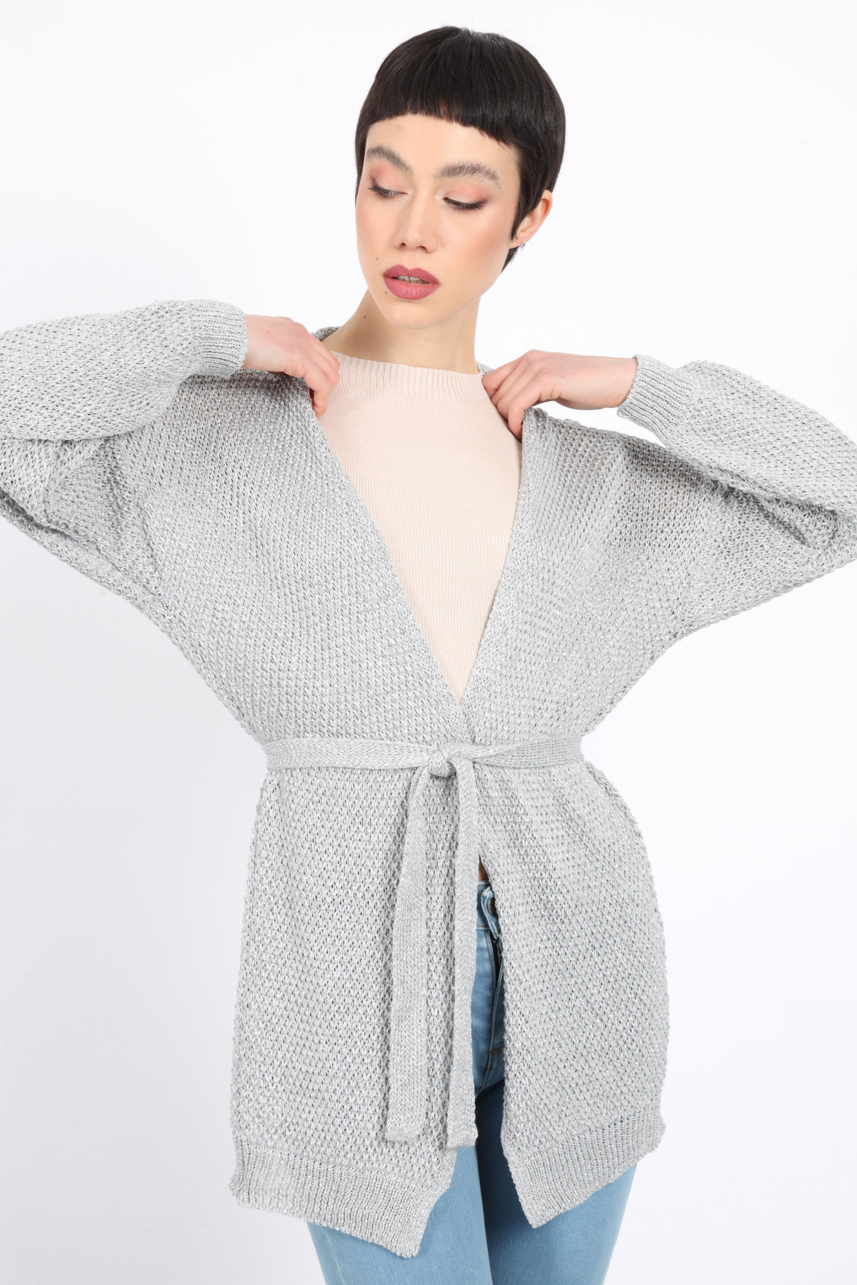 Cardigan with Belt