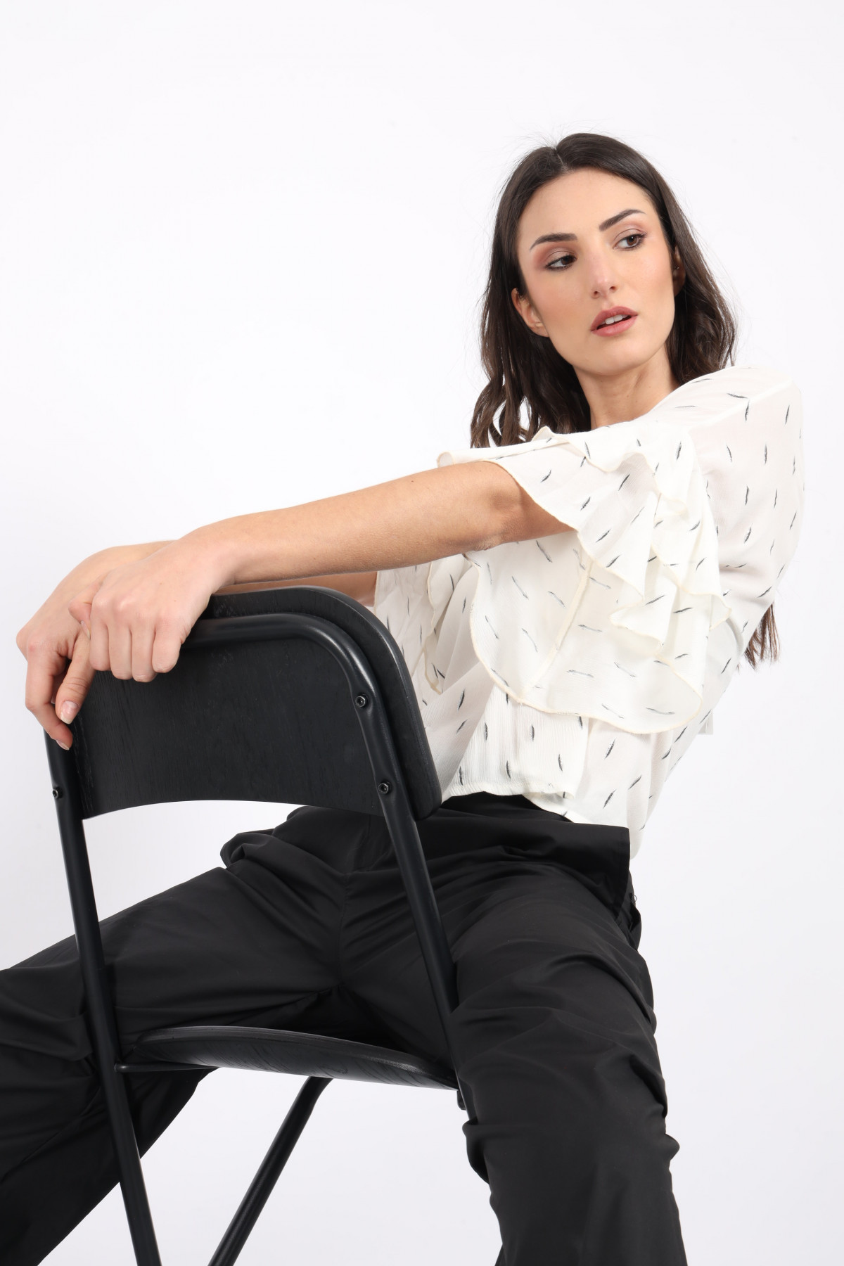 Blouse with Ruffles