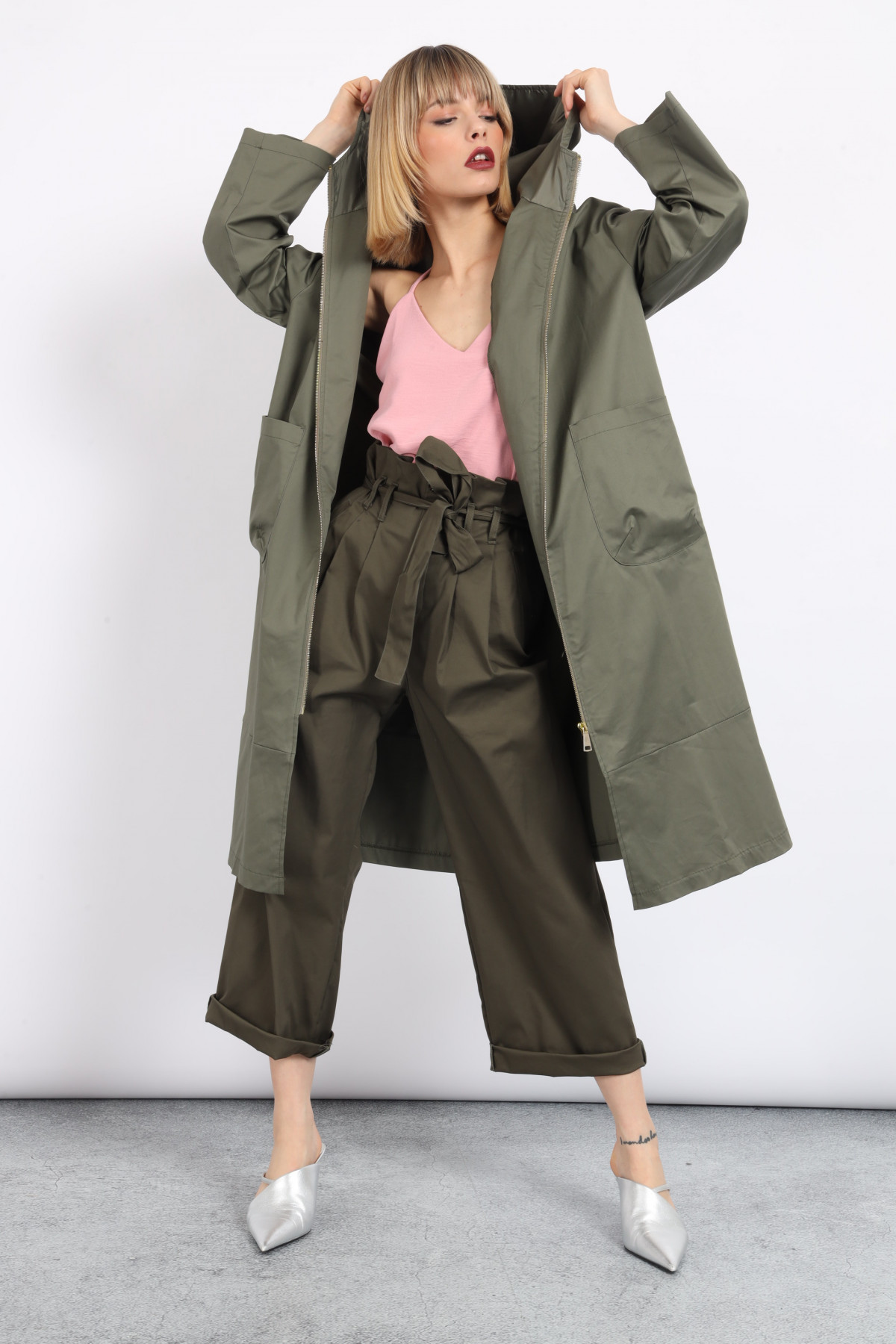 Long Jacket with Hood