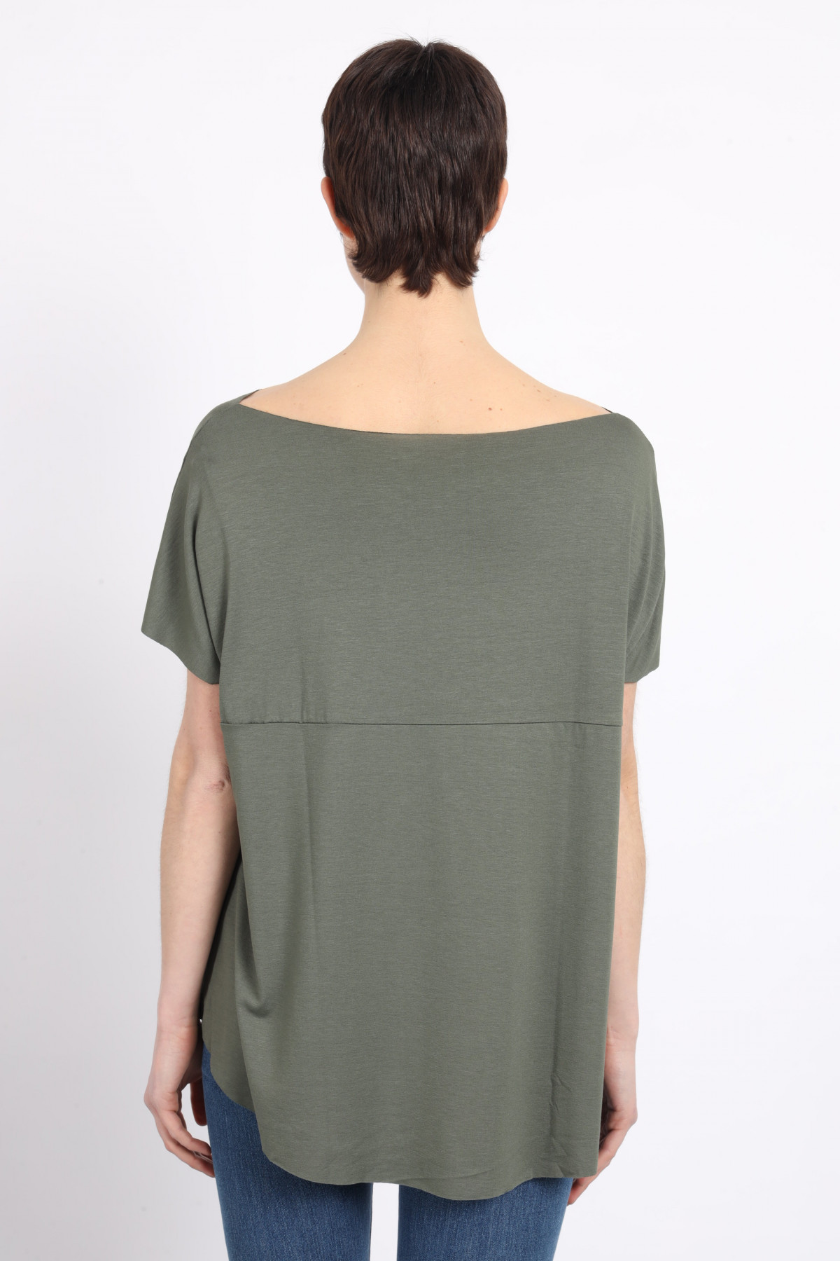 Boat neck sweater