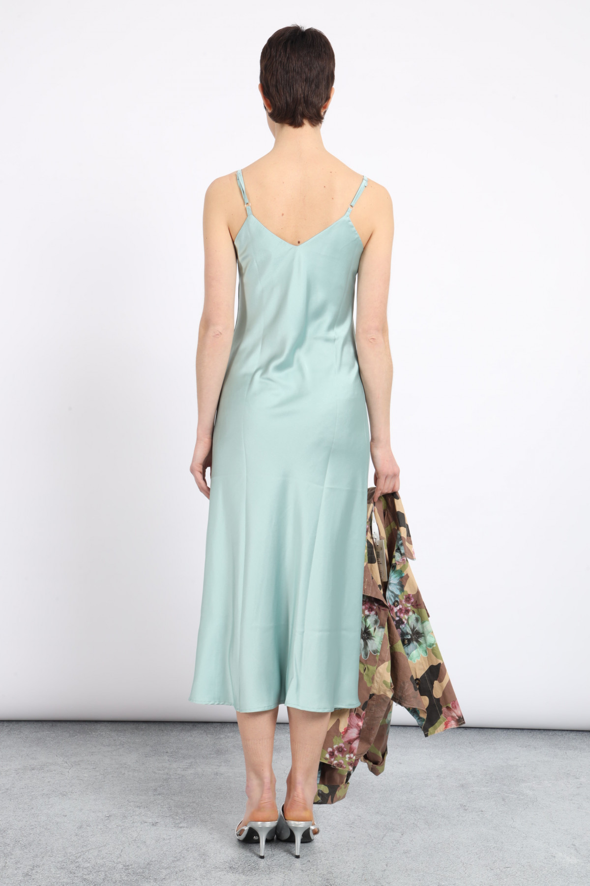 V-Neck Midi Dress