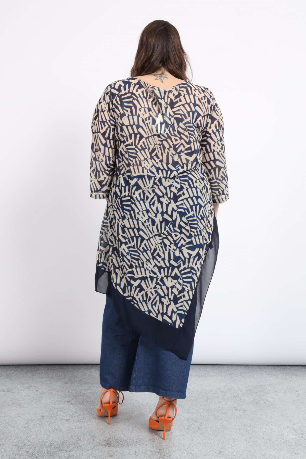 Asymmetric Blouse in Fantasy