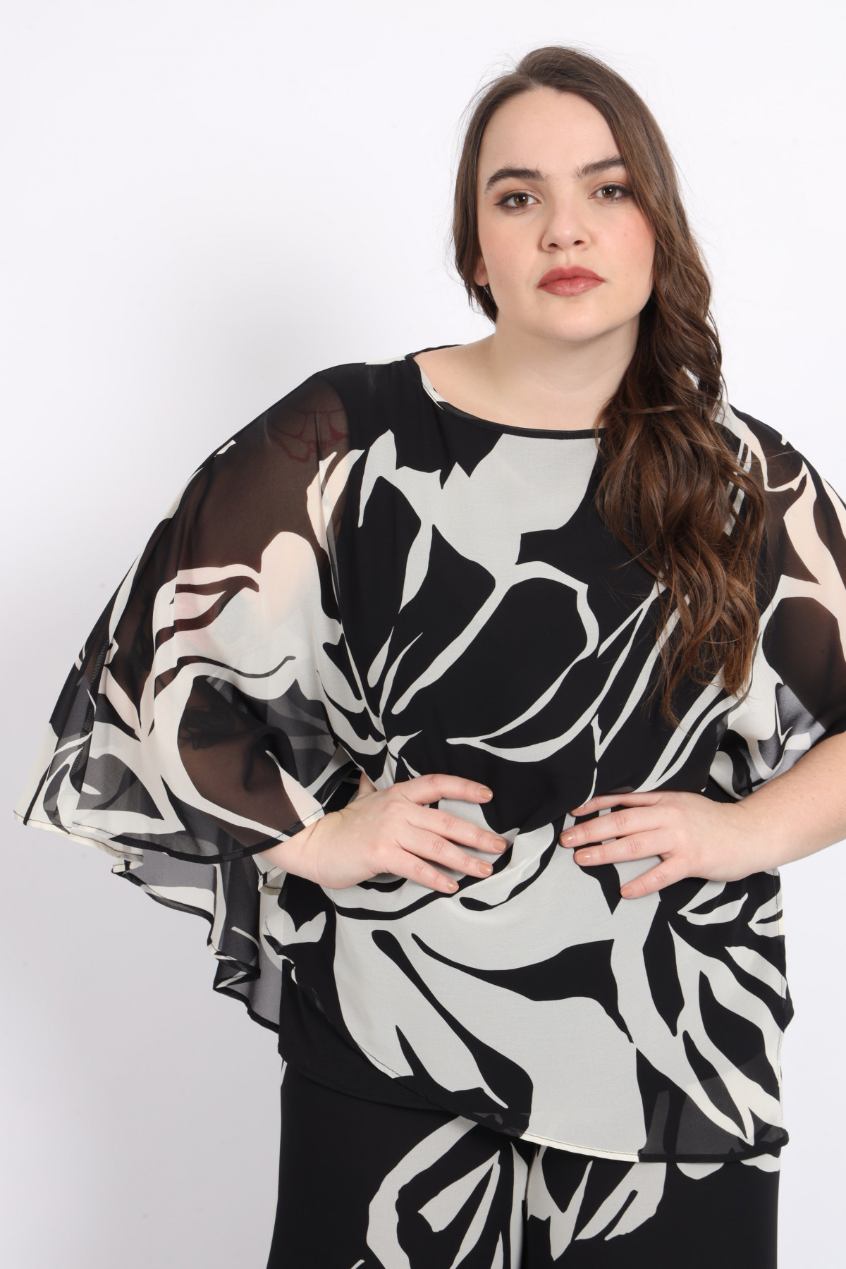 Asymmetric Blouse in Fantasy