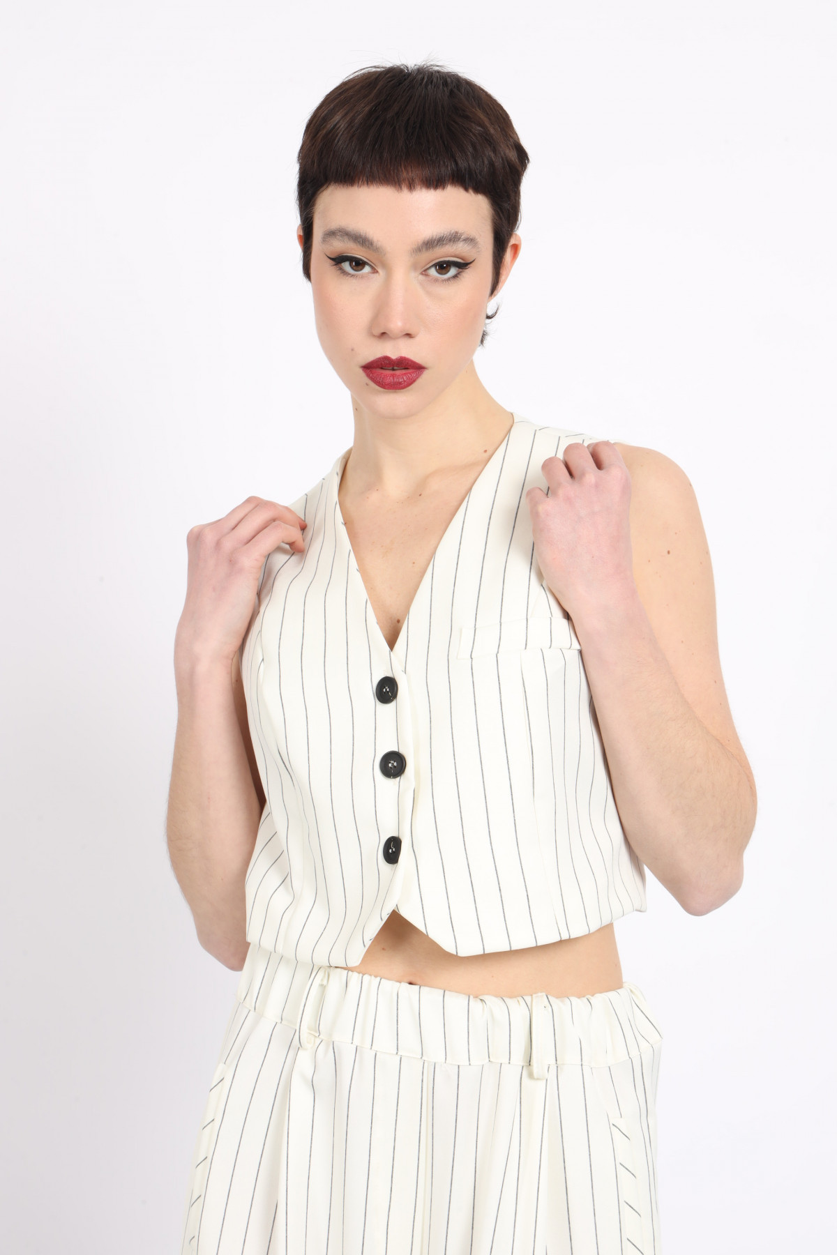 Pinstripe Waistcoat
