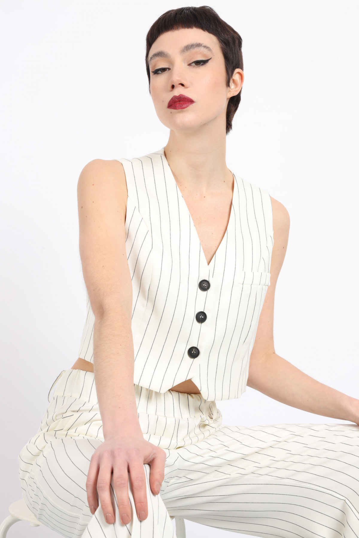Pinstripe Waistcoat
