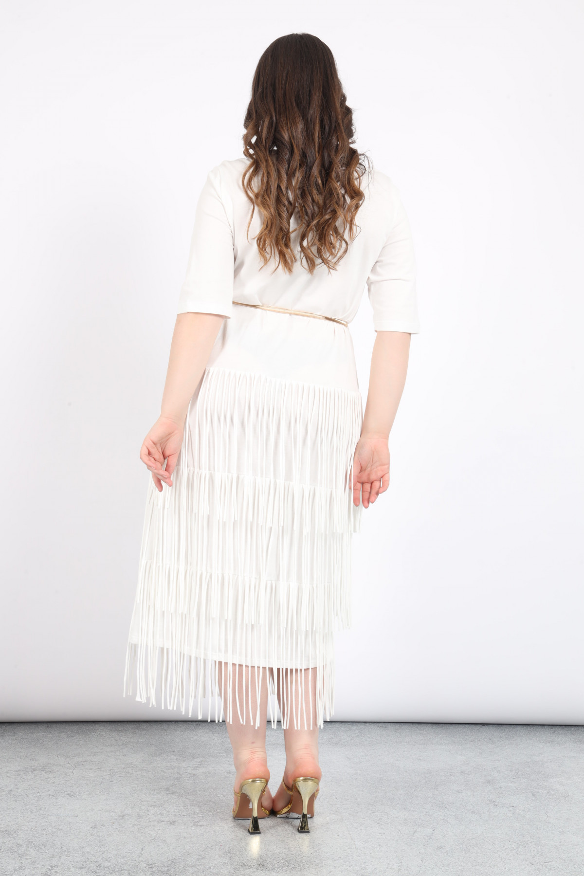 Dress with Fringes