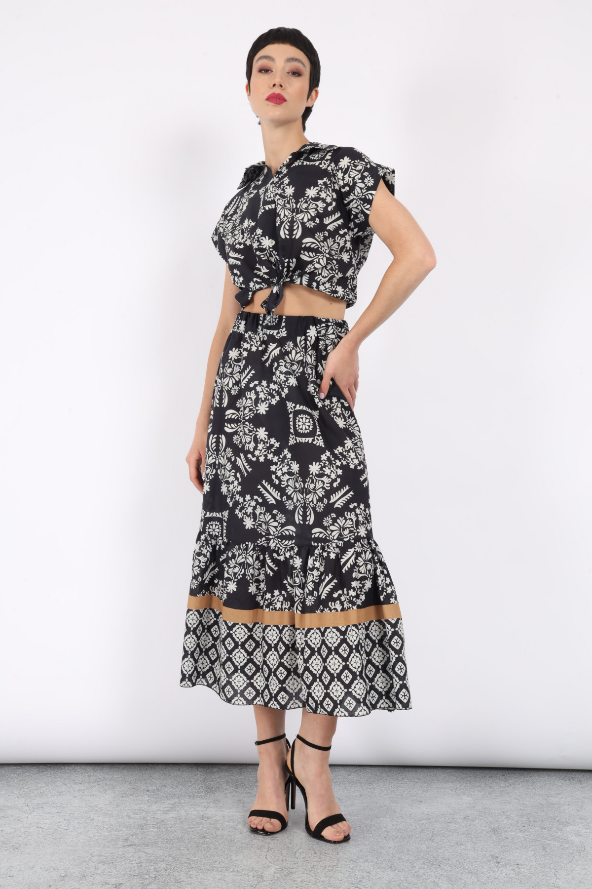 Midi skirt With print