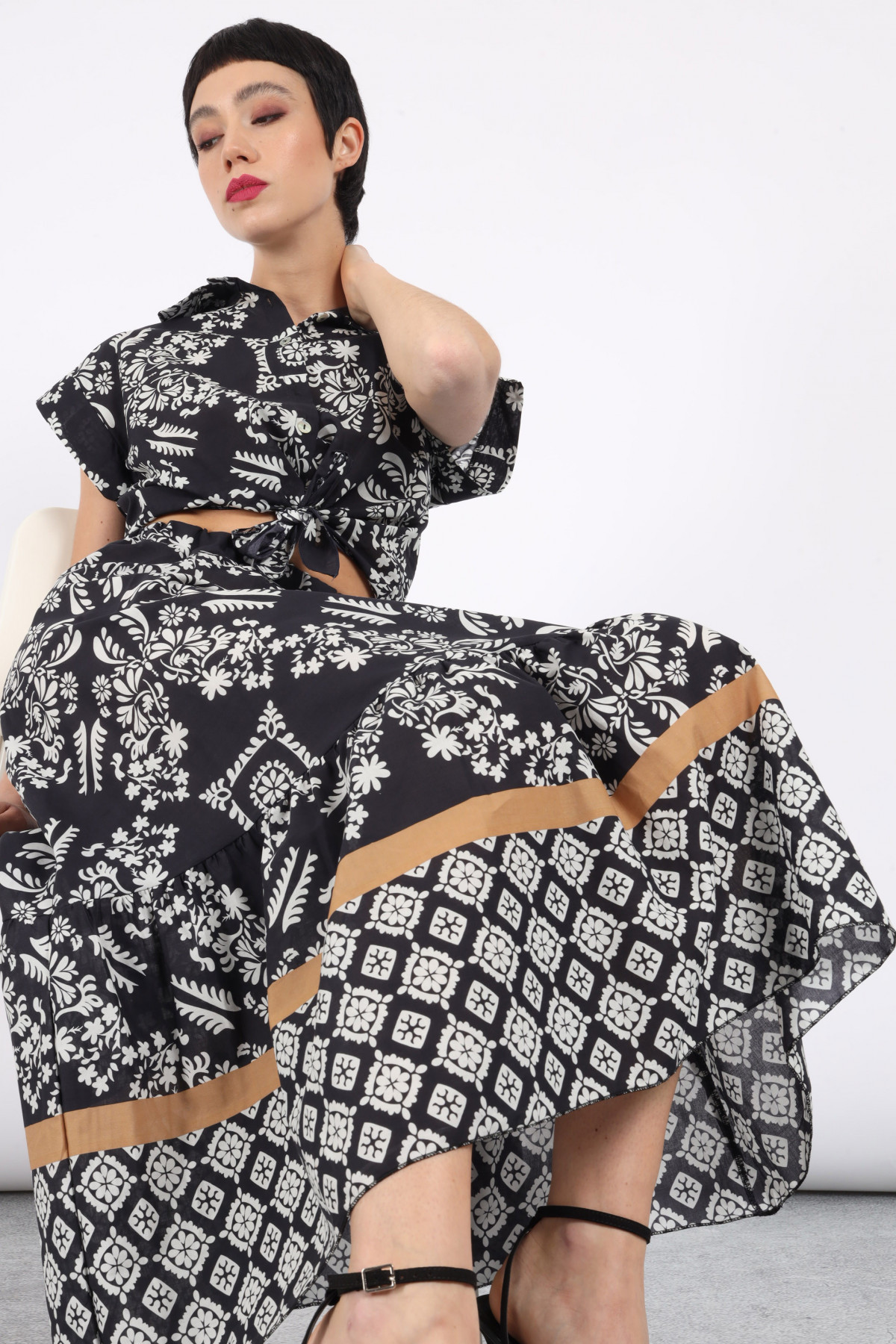 Midi skirt With print