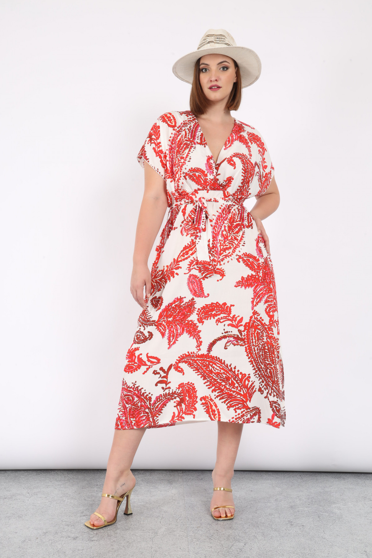 Dress With Paisley Pattern