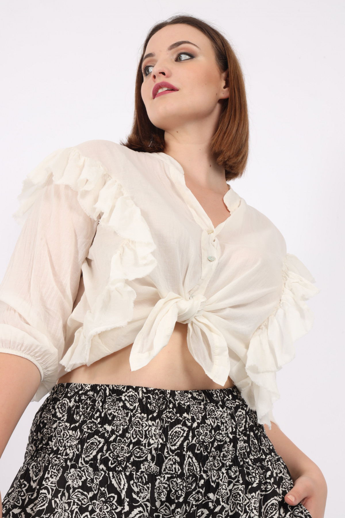 Ruffle shirt