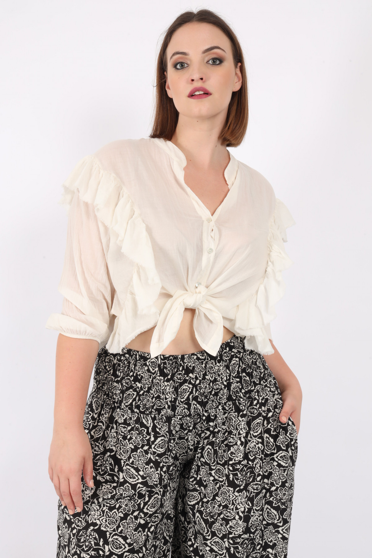 Ruffle shirt