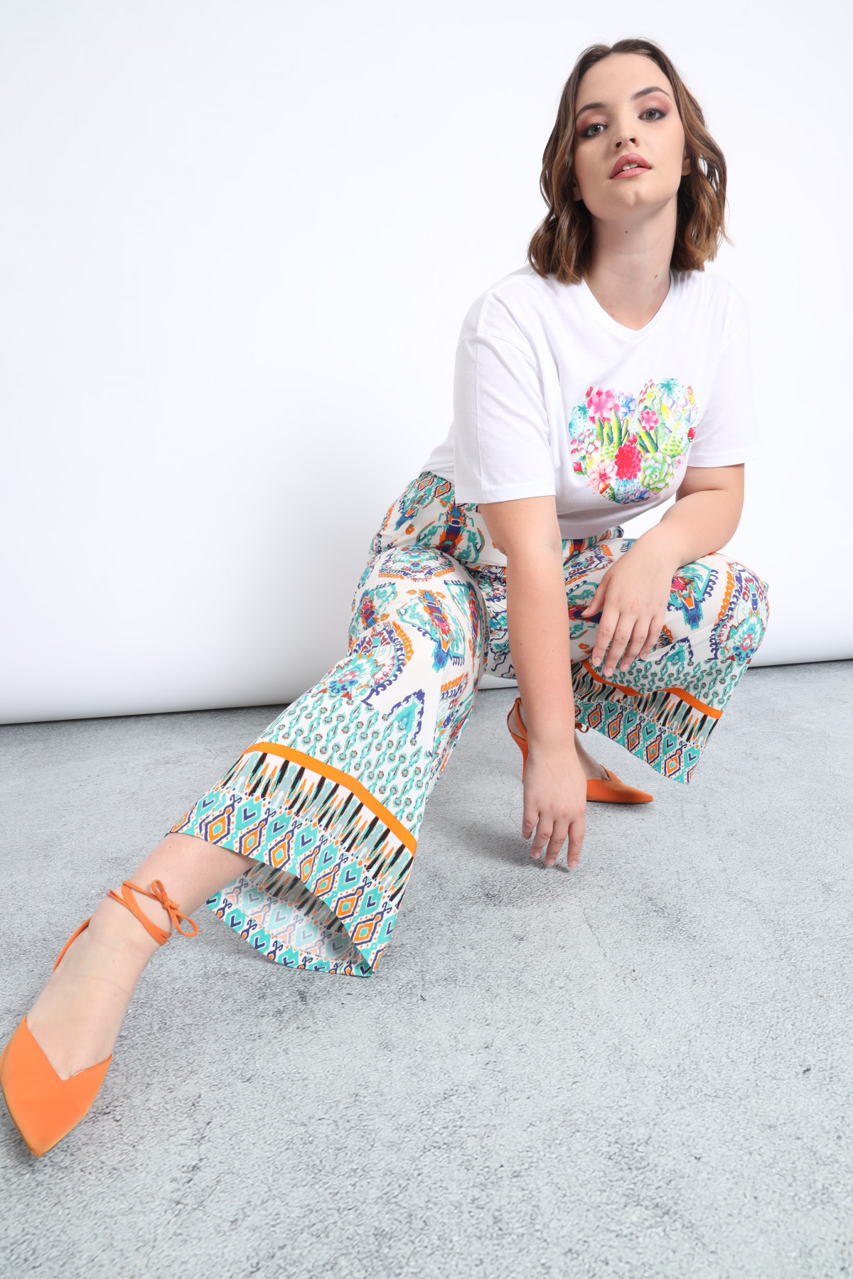 Patterned Pants