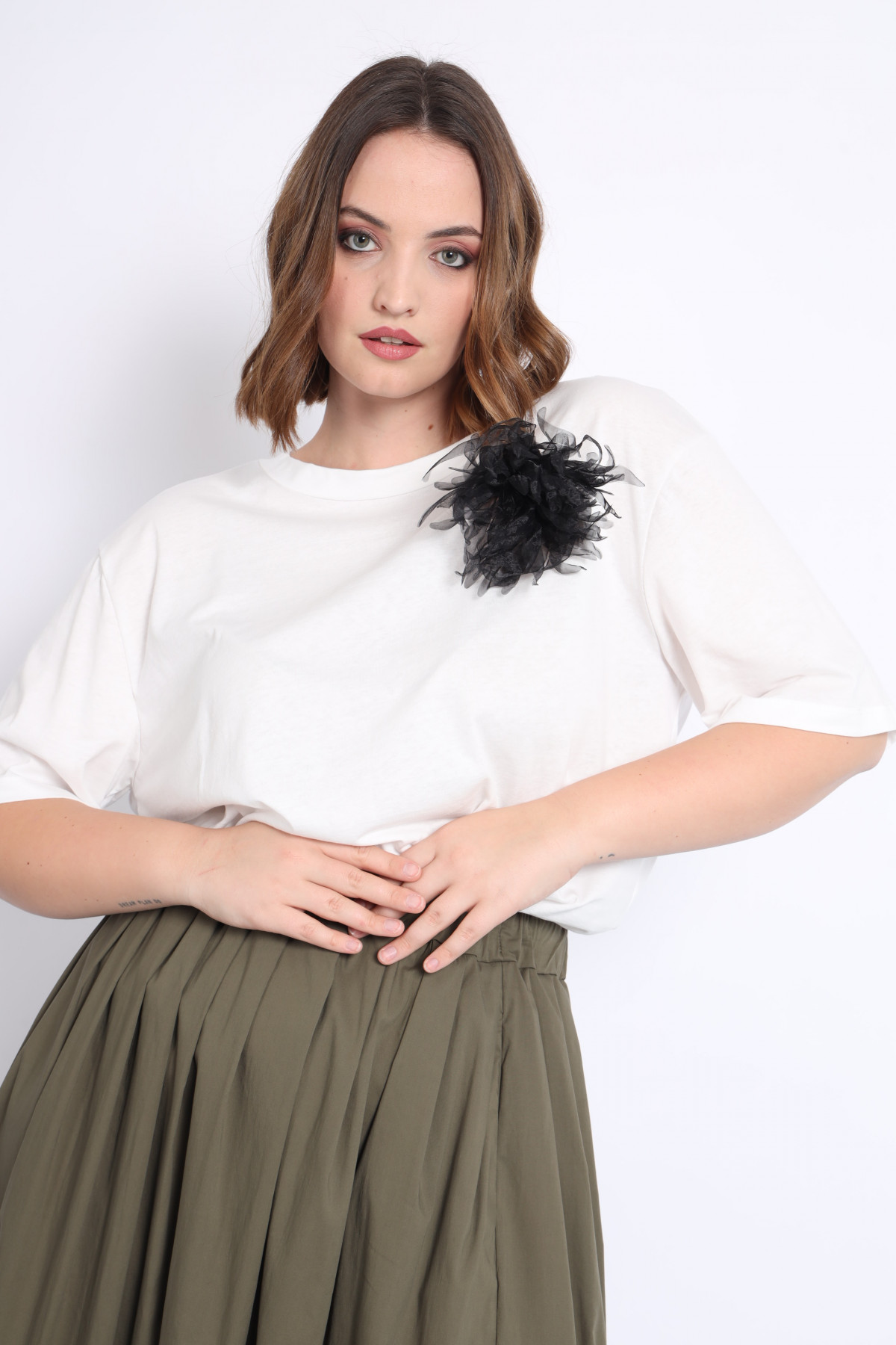 Organza Flower T-Shirt