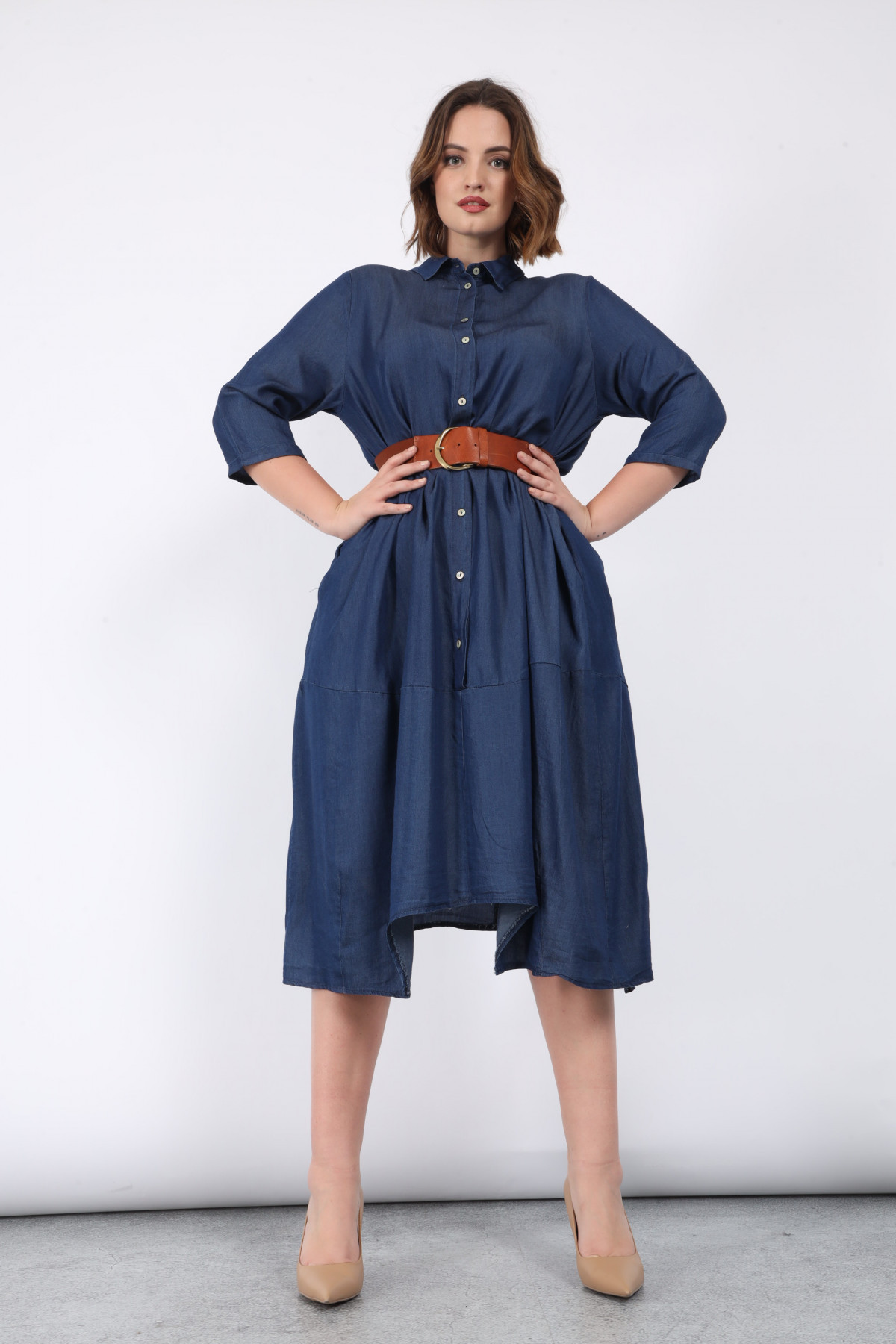 3/4 Shirt Dress