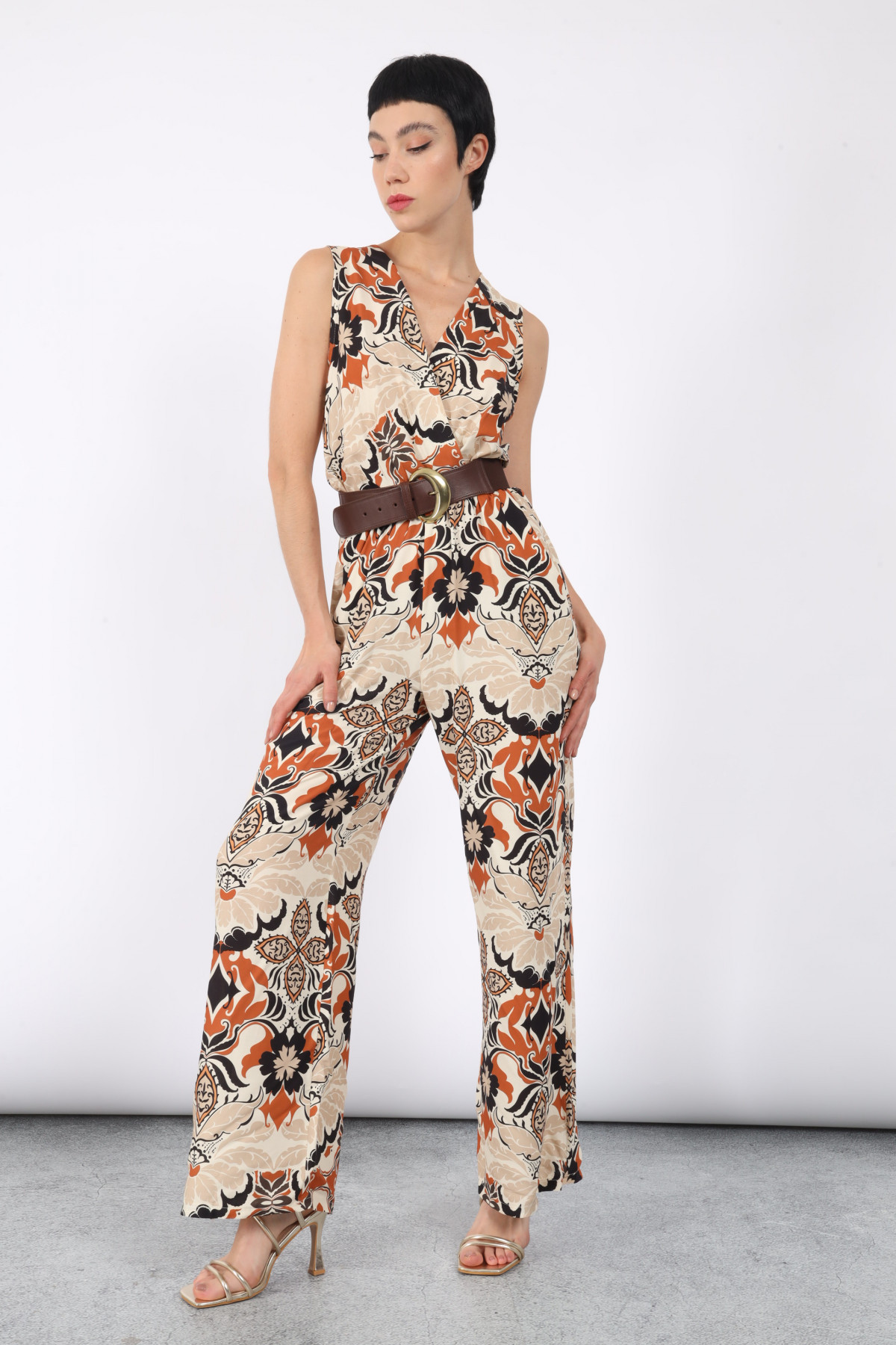 Ethnic Print Suit