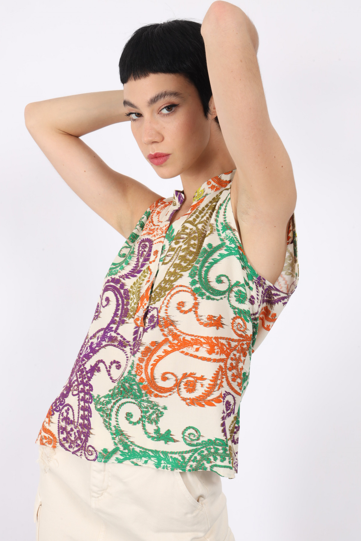Cashmere Print Shirt