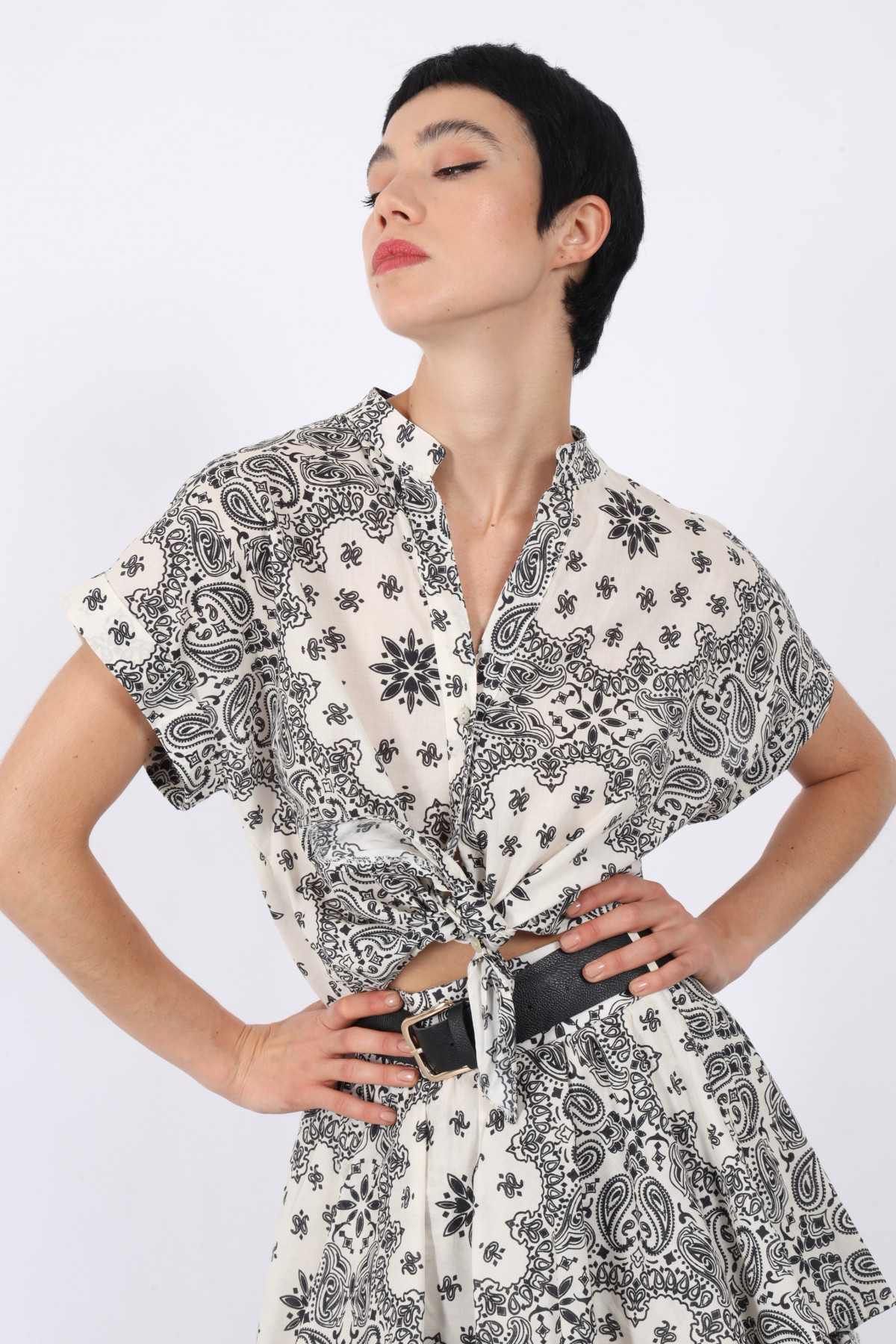 Camicia best sale stile bandana
