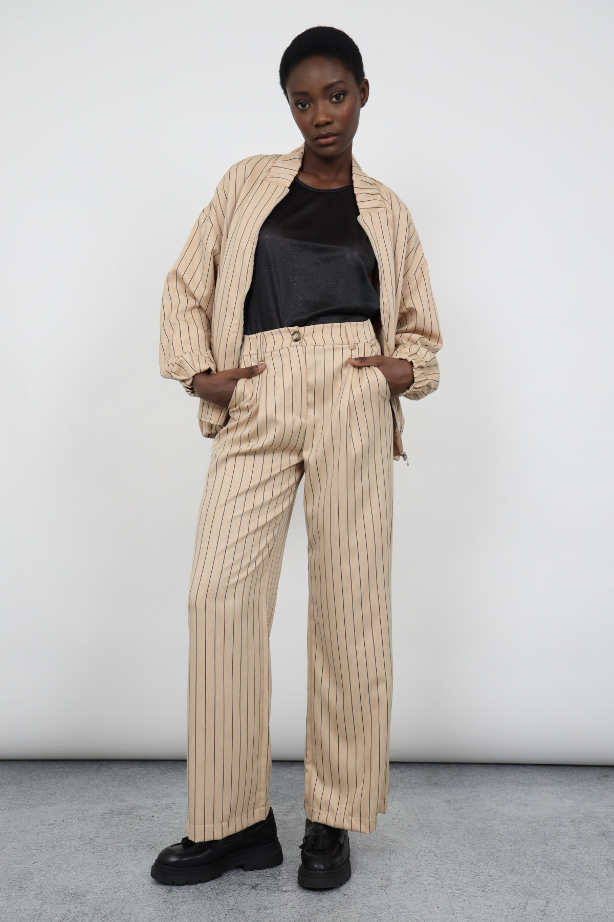 Pinstripe Pants