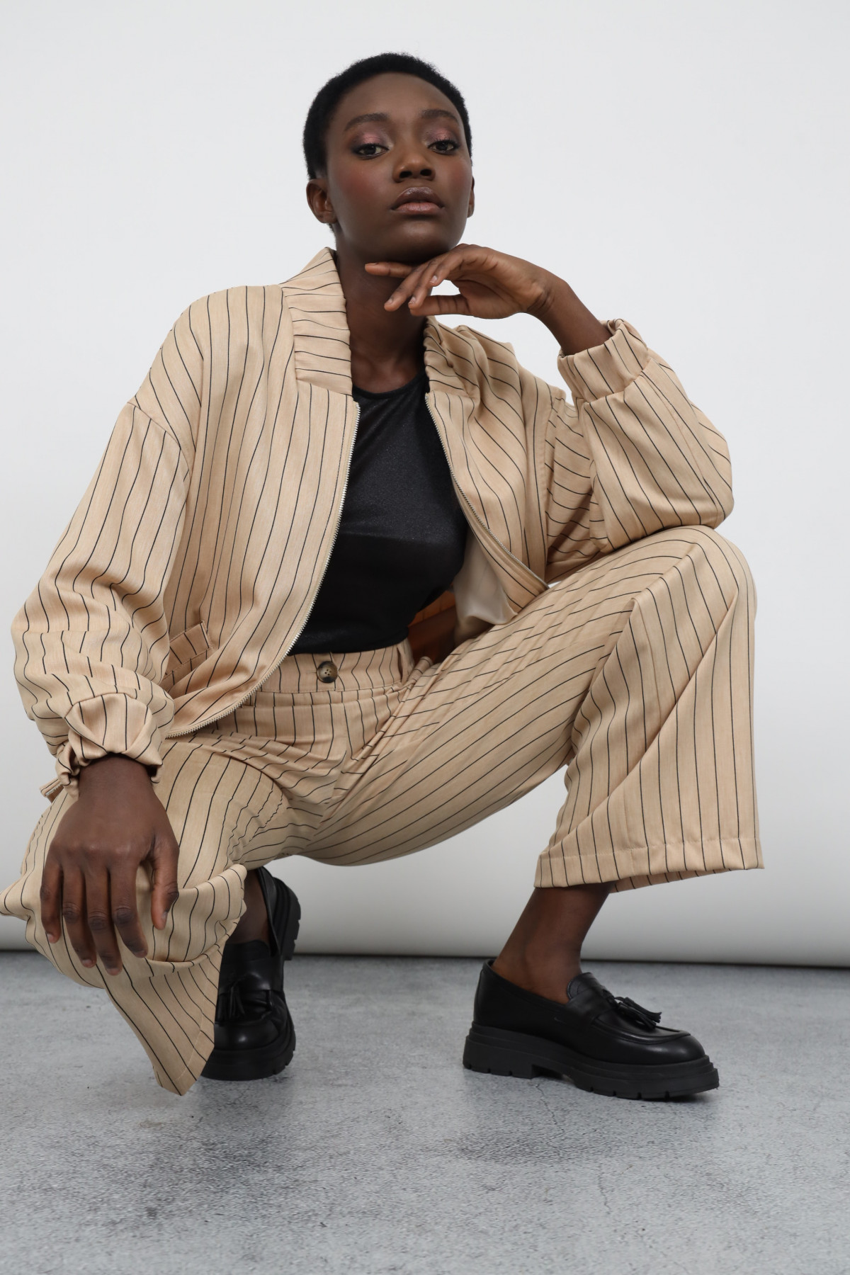 Pinstripe Pants