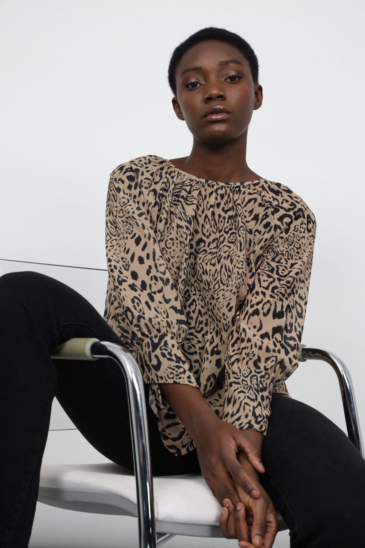 Spotted Blouse
