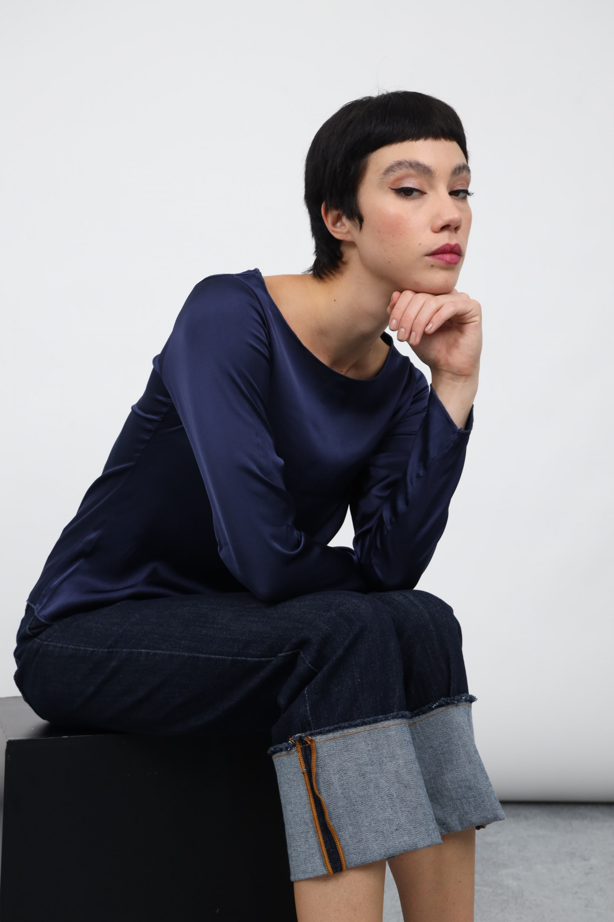 Boat Neck Blouse