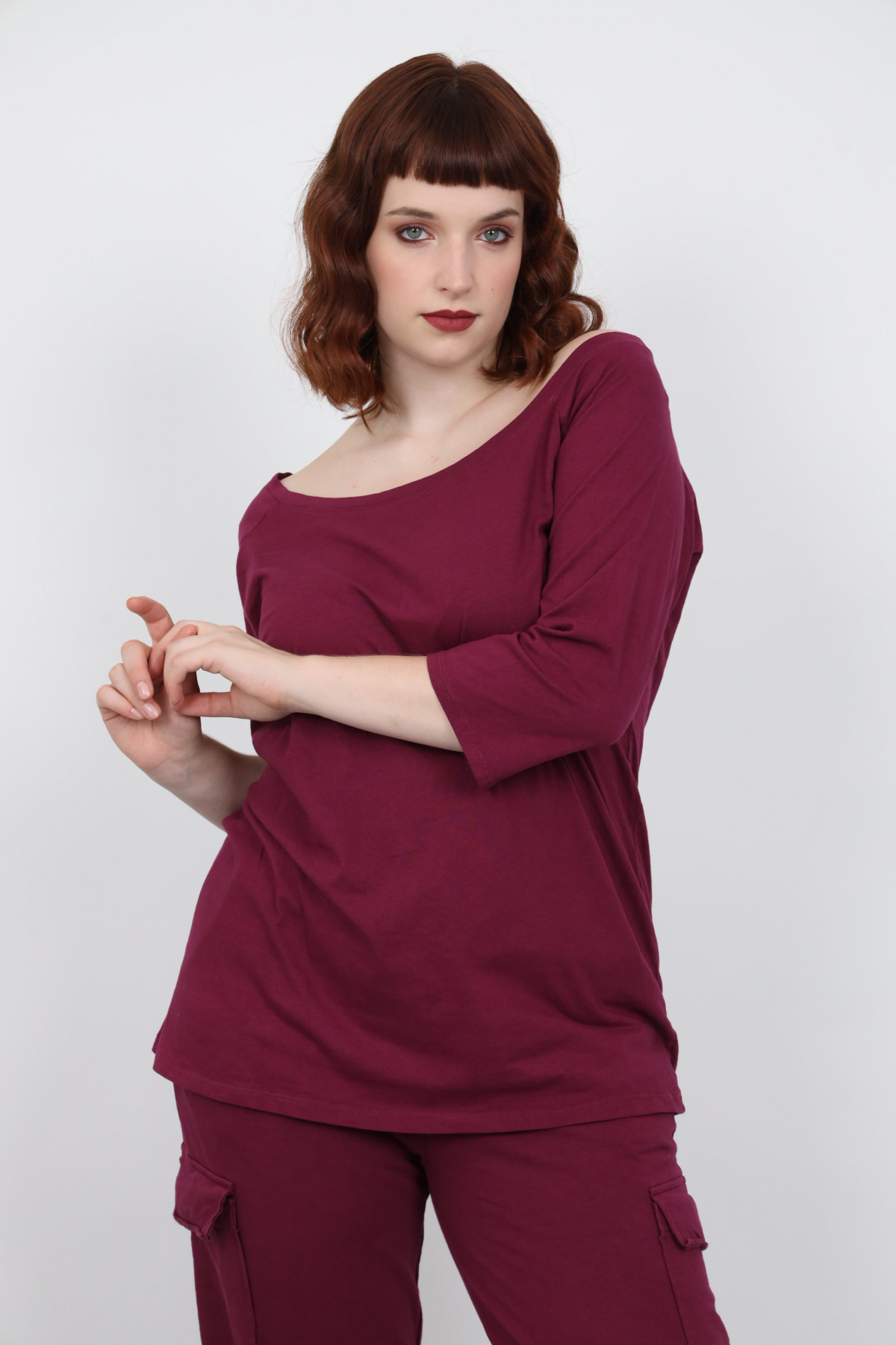 Open Shoulder Shirt