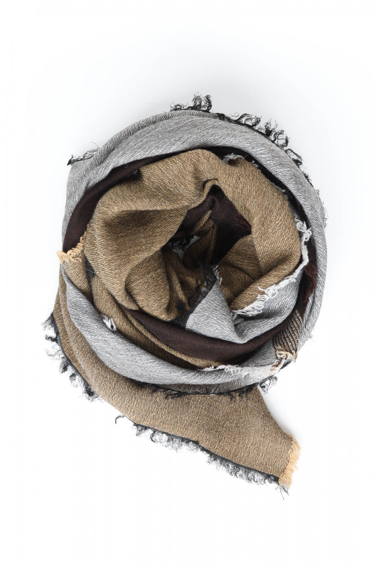 Two-tone scarf