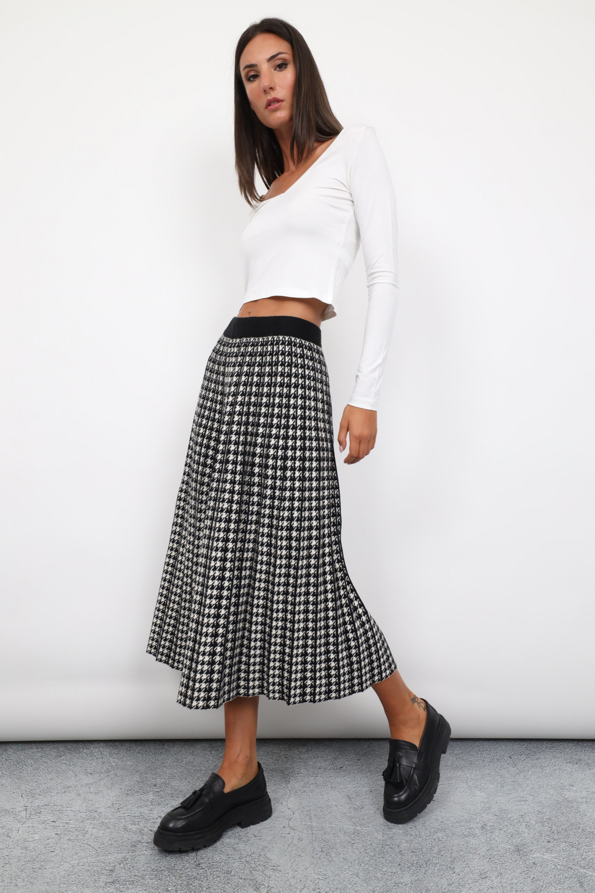 Pleated skirt