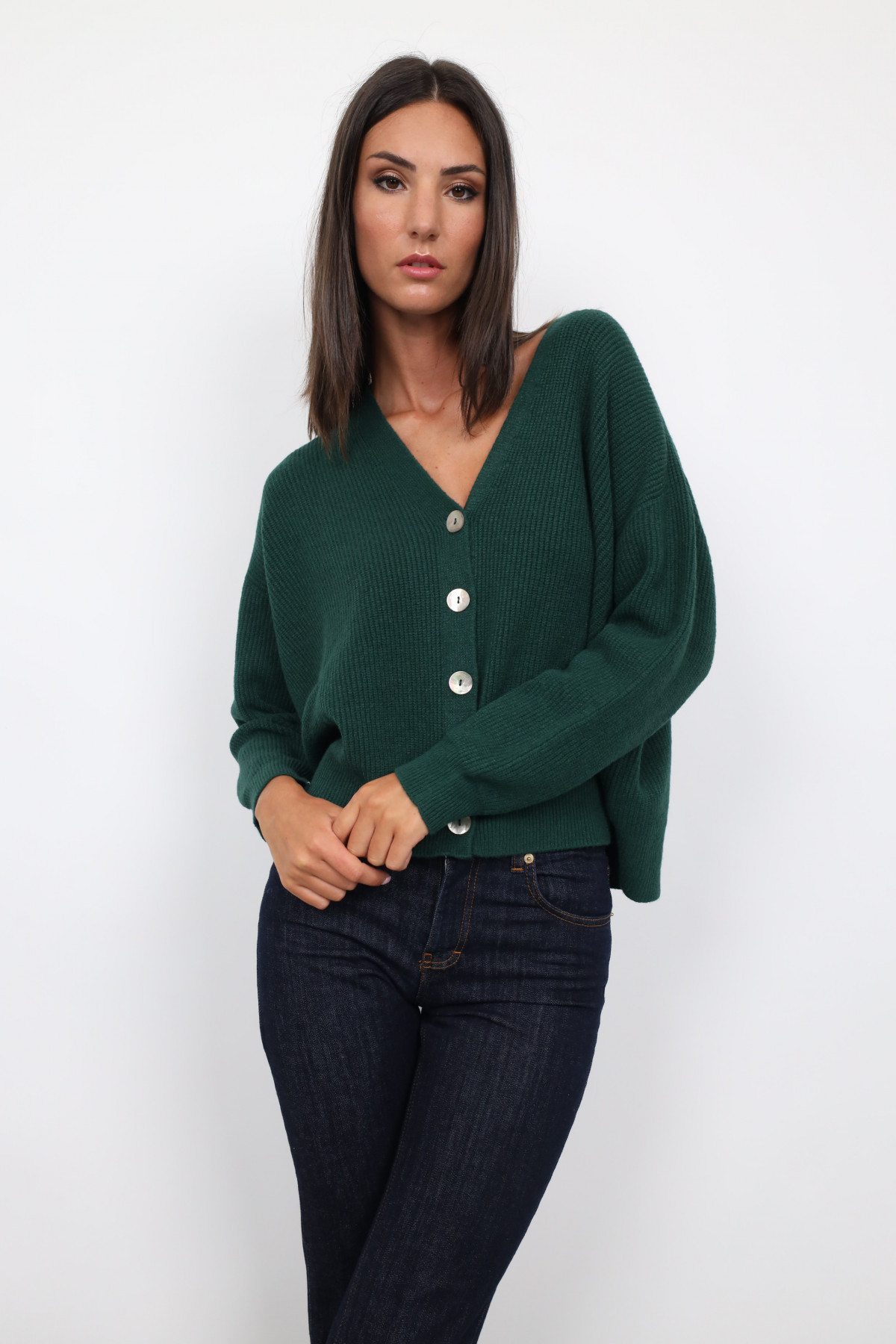 Cardigan With Buttons