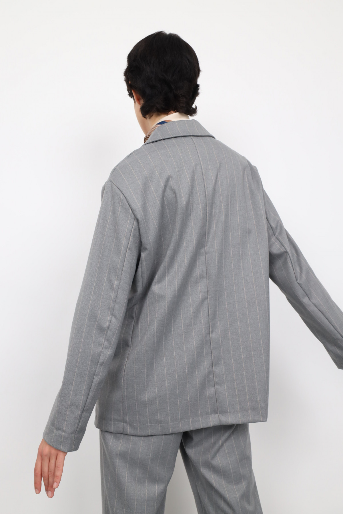 Pinstripe Blazer