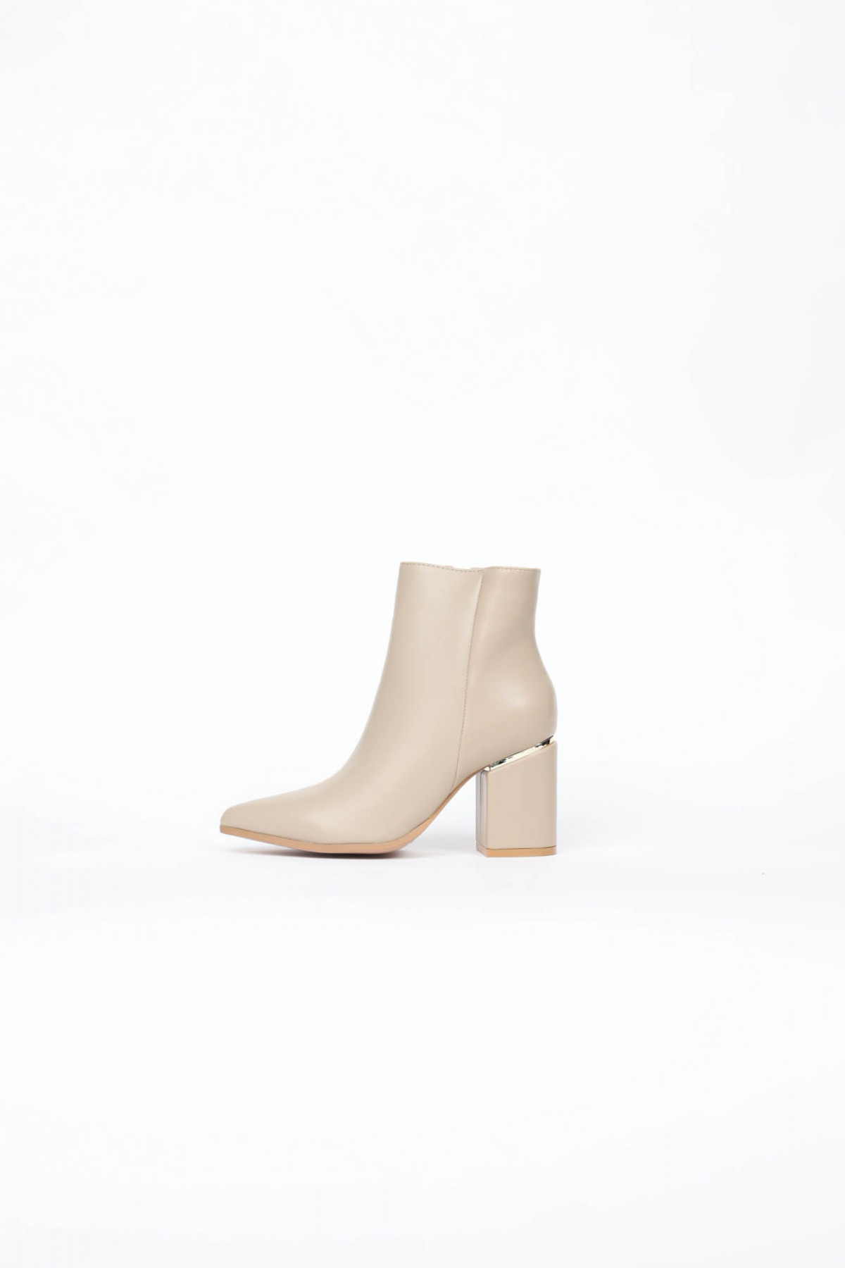 Wide Heel Ankle Boot