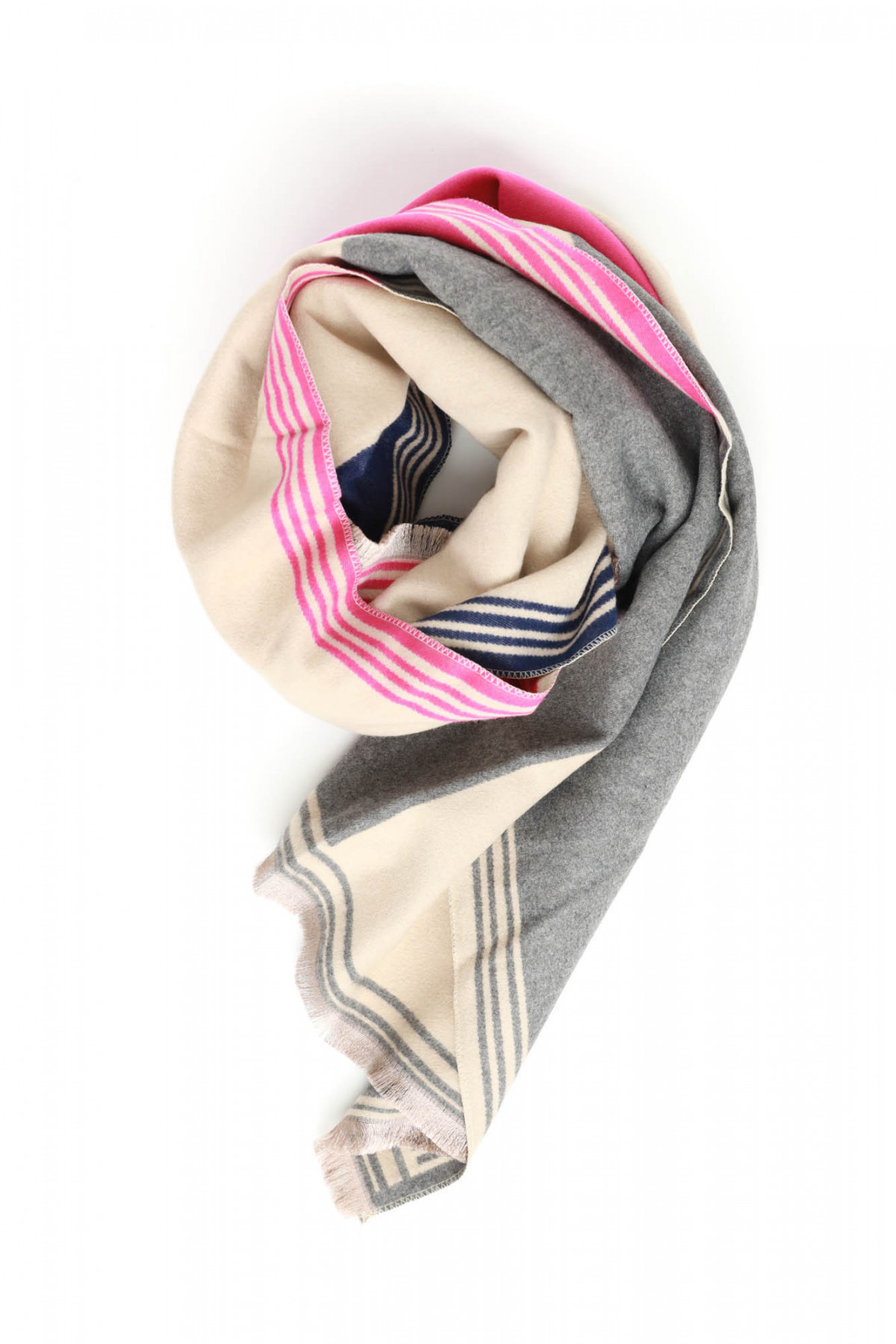 Checked stole