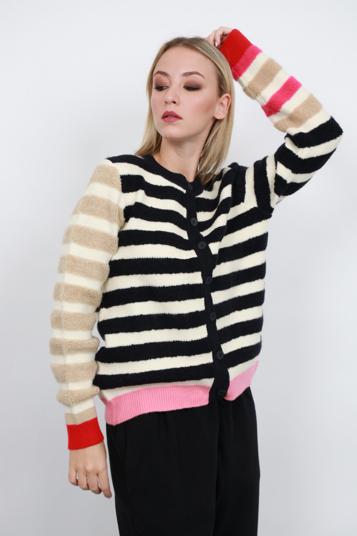 Striped Cardigan