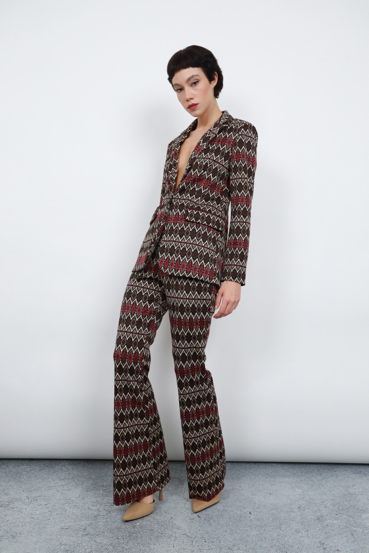 Patterned Trousers