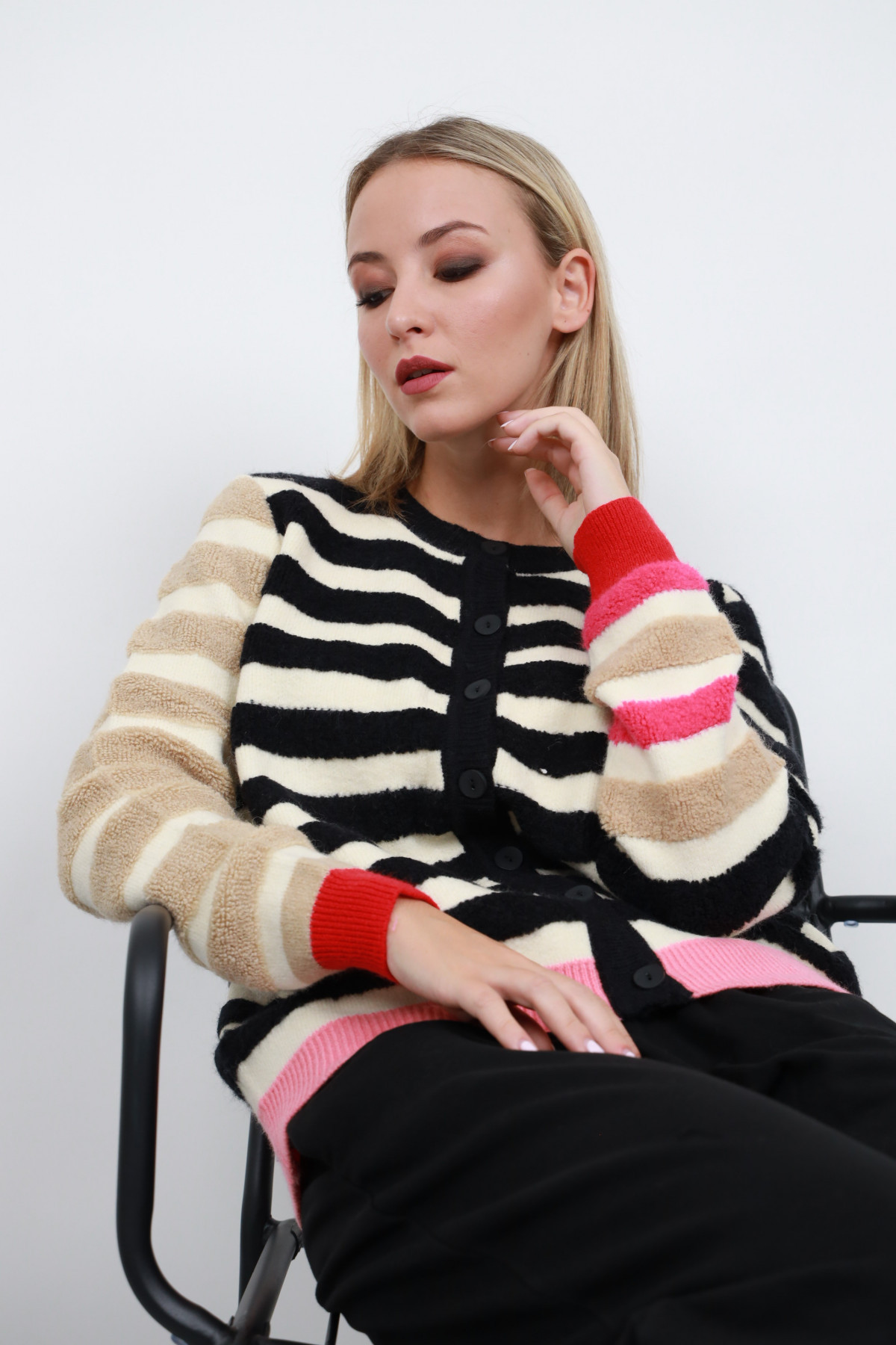Striped Cardigan
