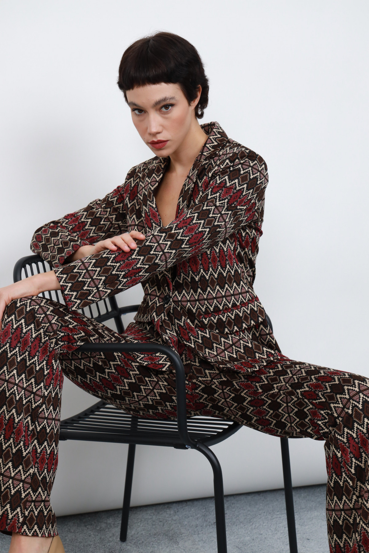 Patterned Trousers