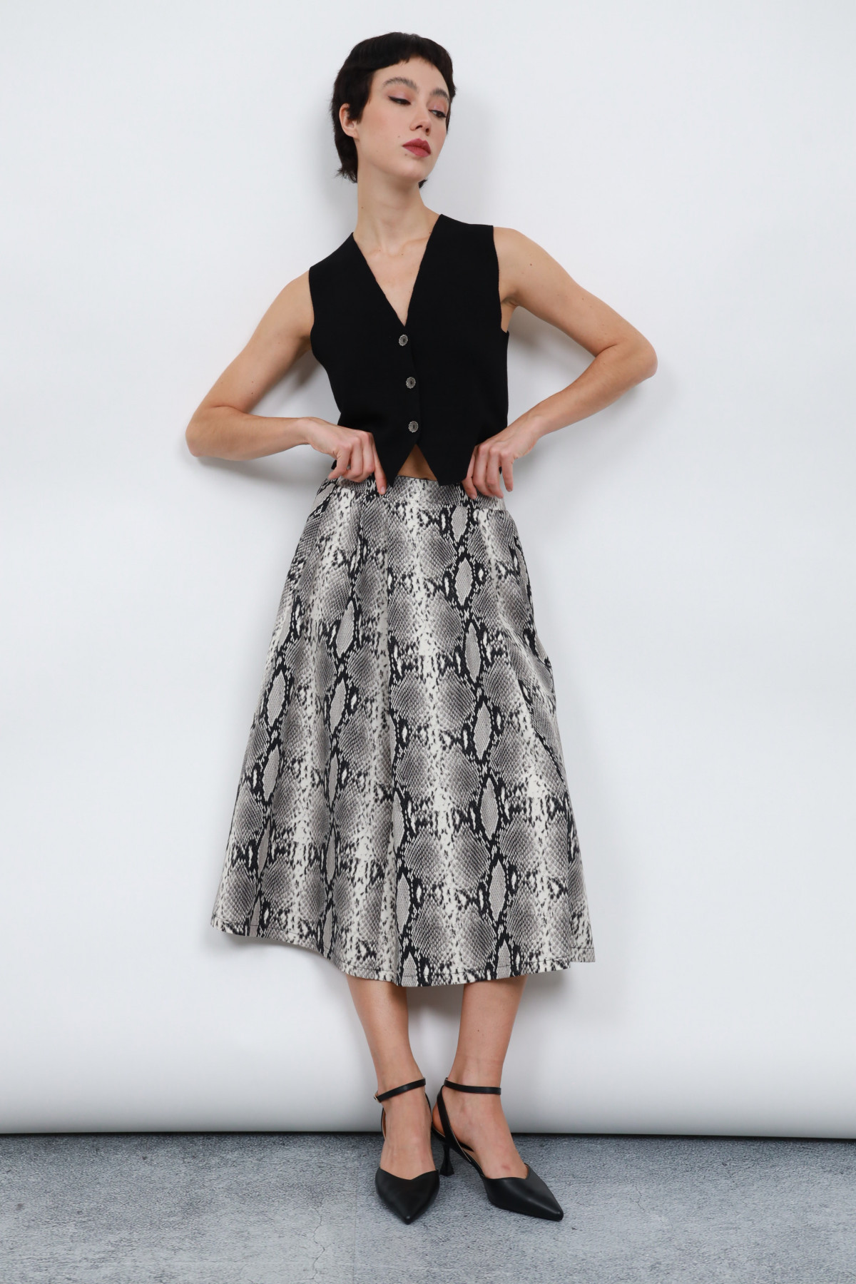 Printed Skirt