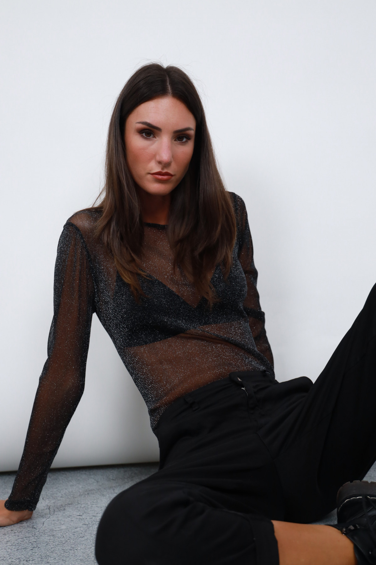 Lurex bodysuit