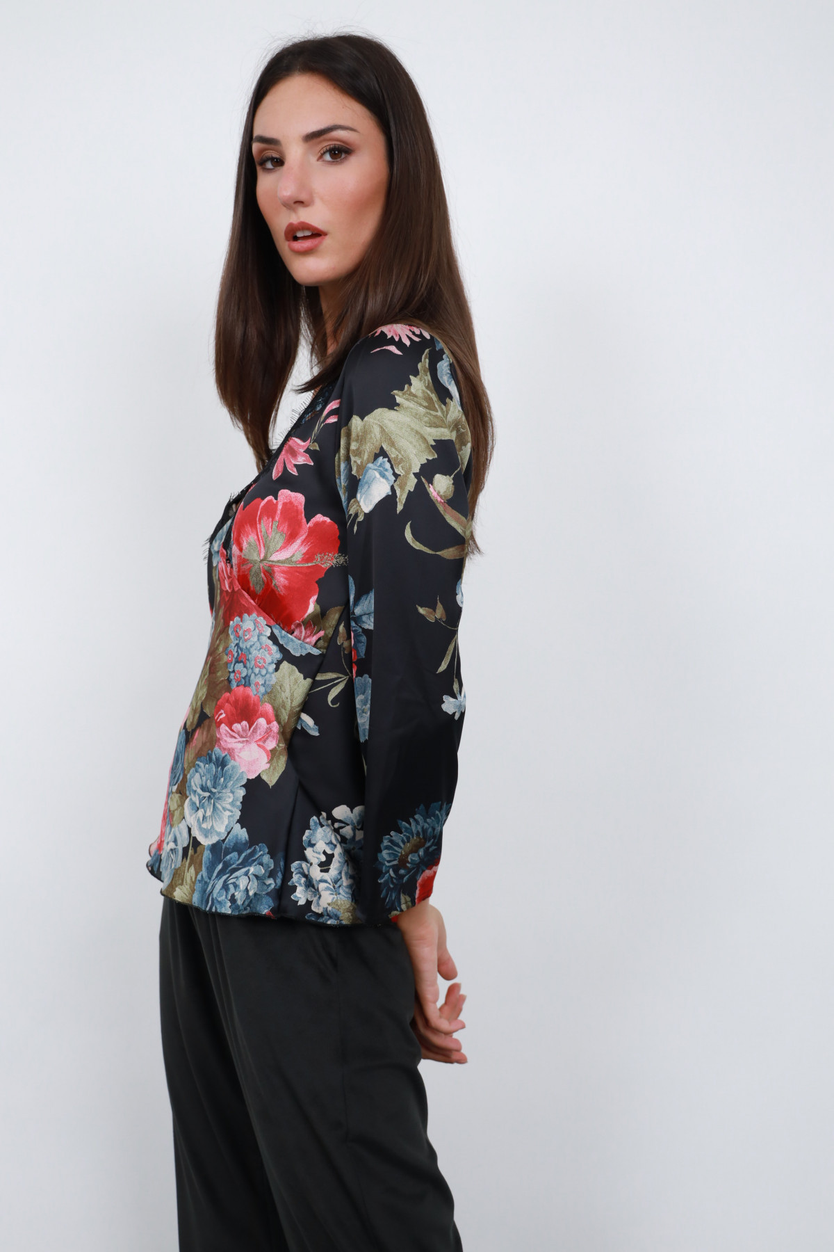 Blumenbluse