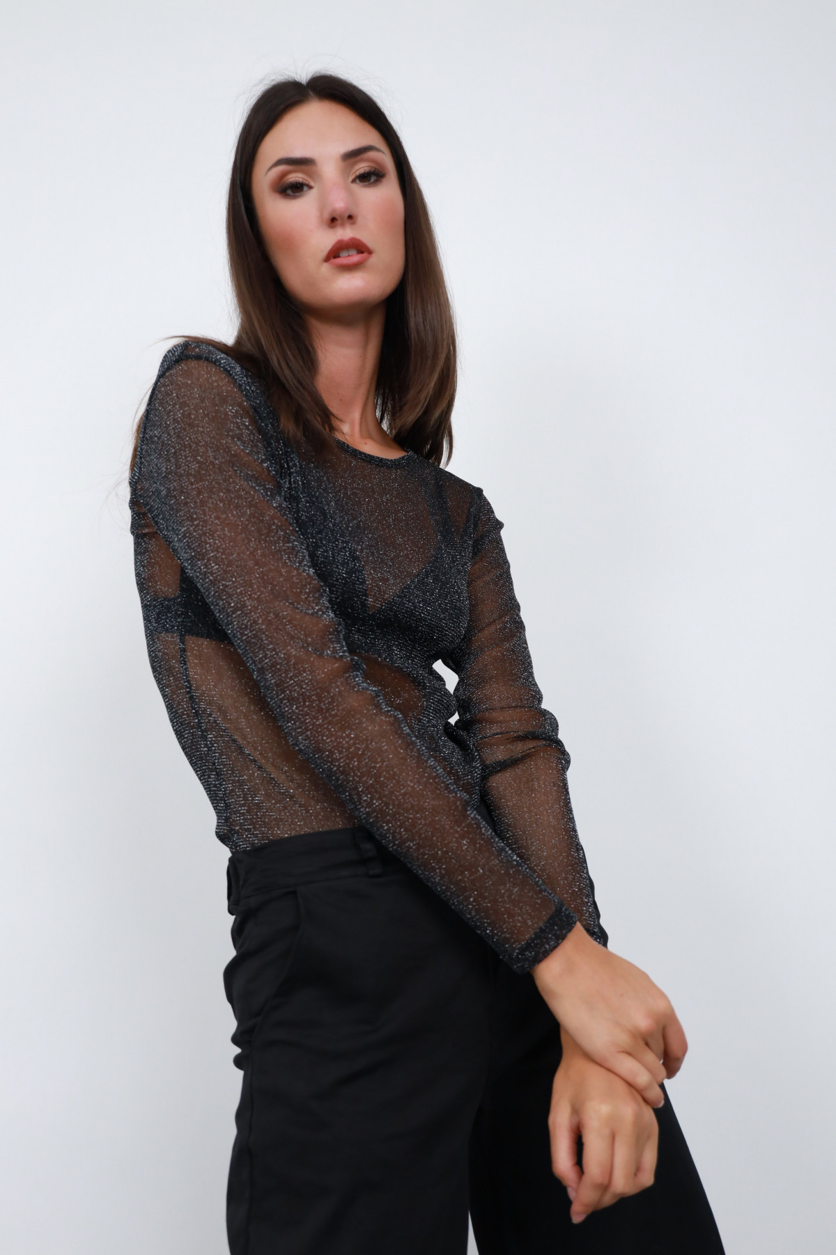 Lurex bodysuit