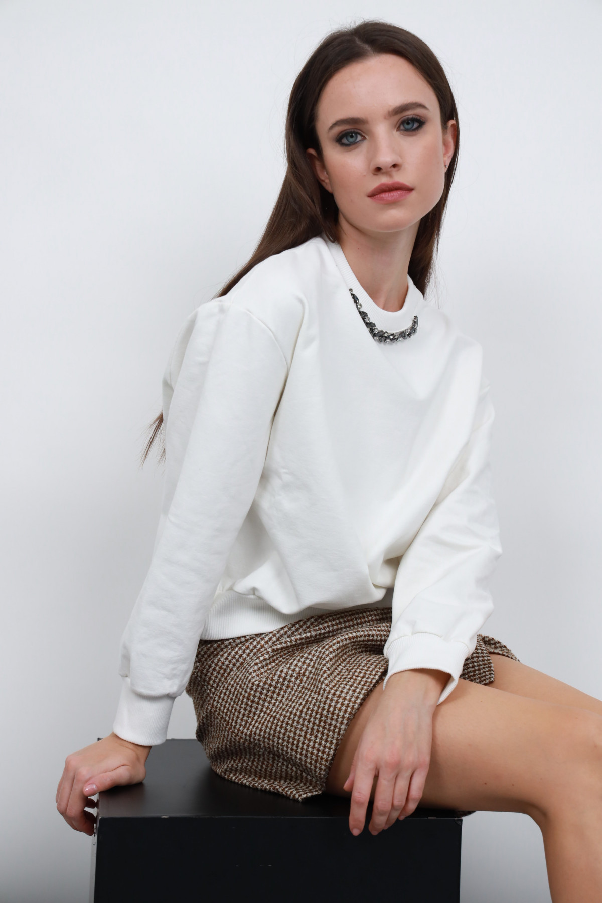 Ketten-Sweatshirt