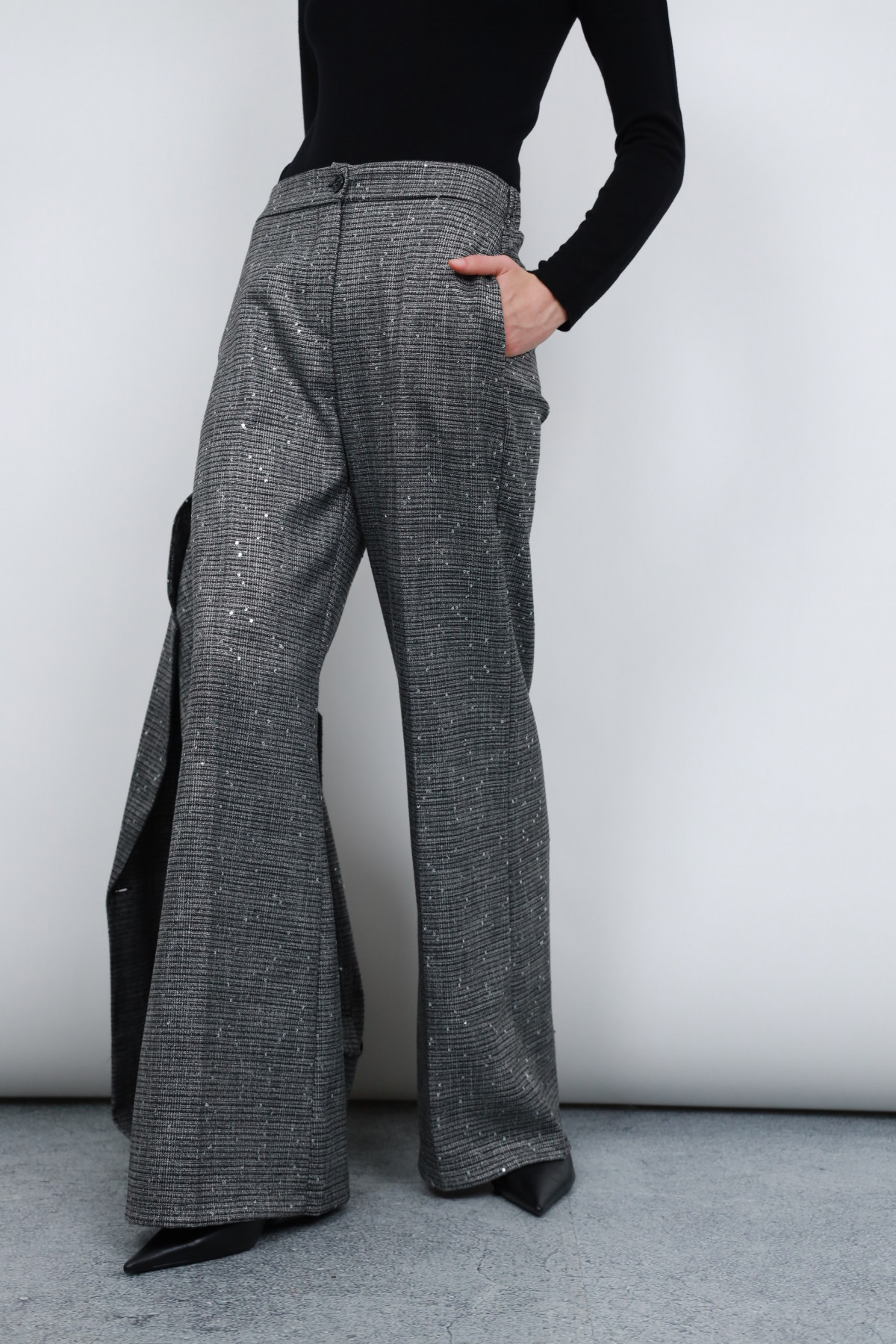 Sequined trousers