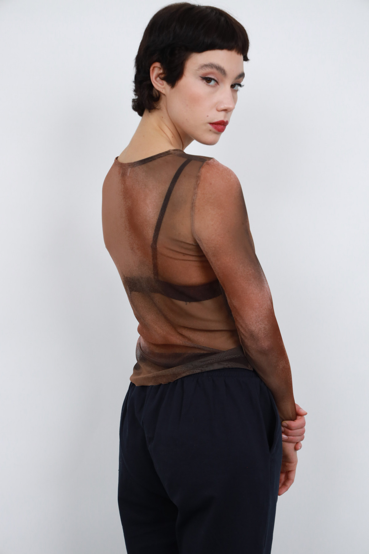 Tulle sweater