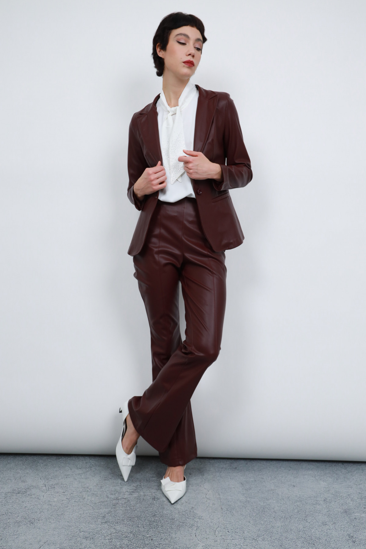 Faux Leather Pants