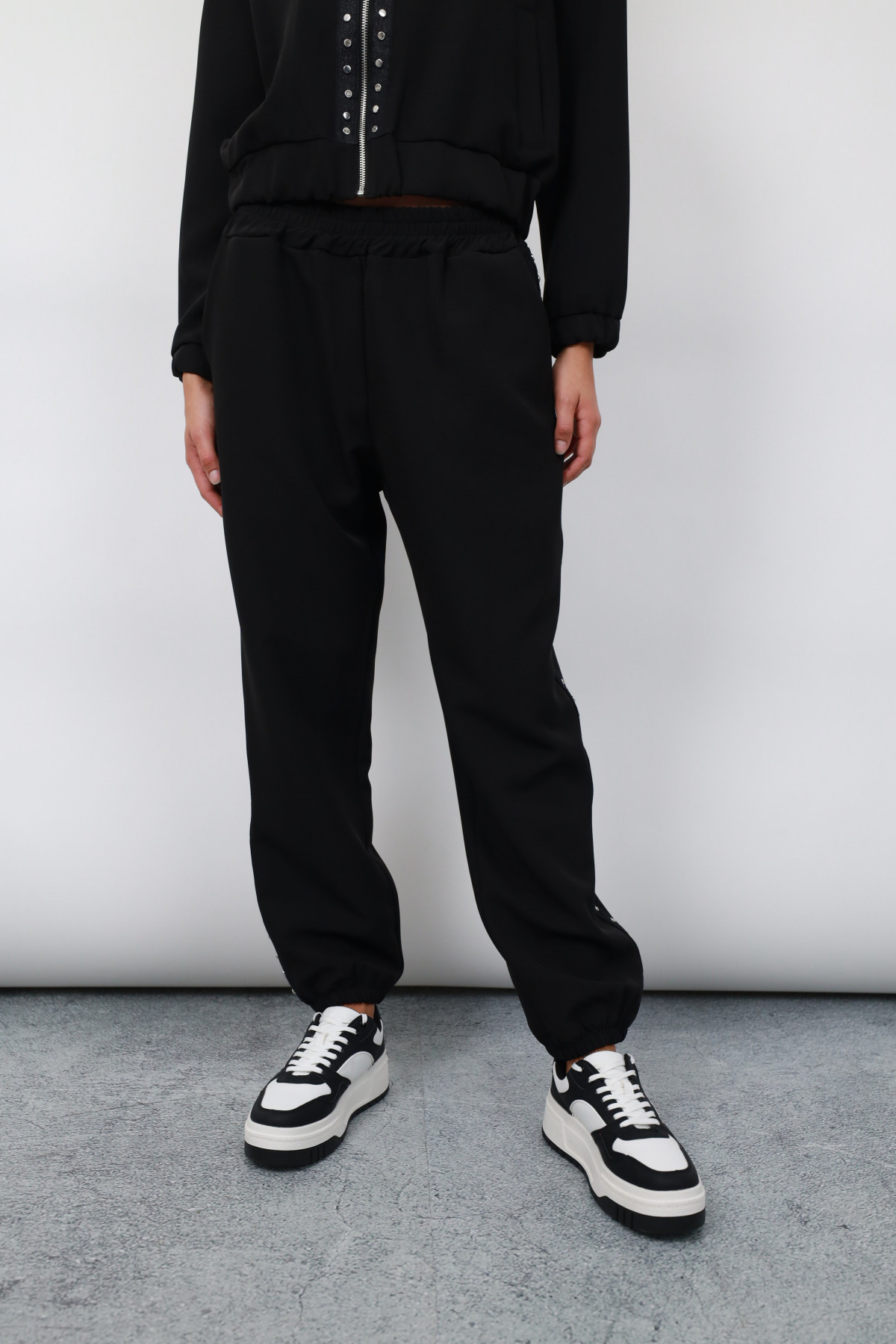 Studded trousers