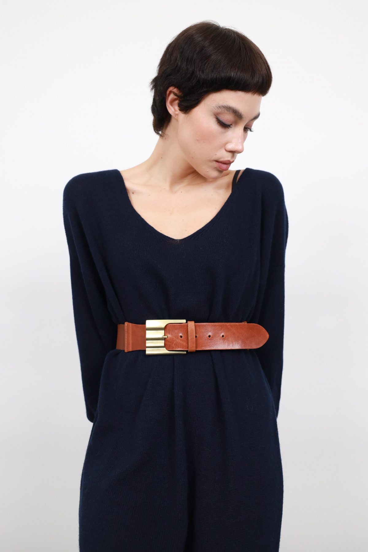 Rectangular Buckle Belt