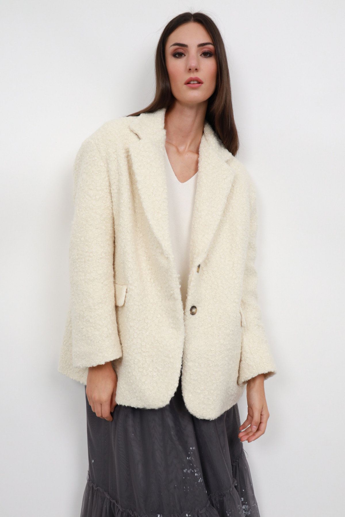 Bouclè coat