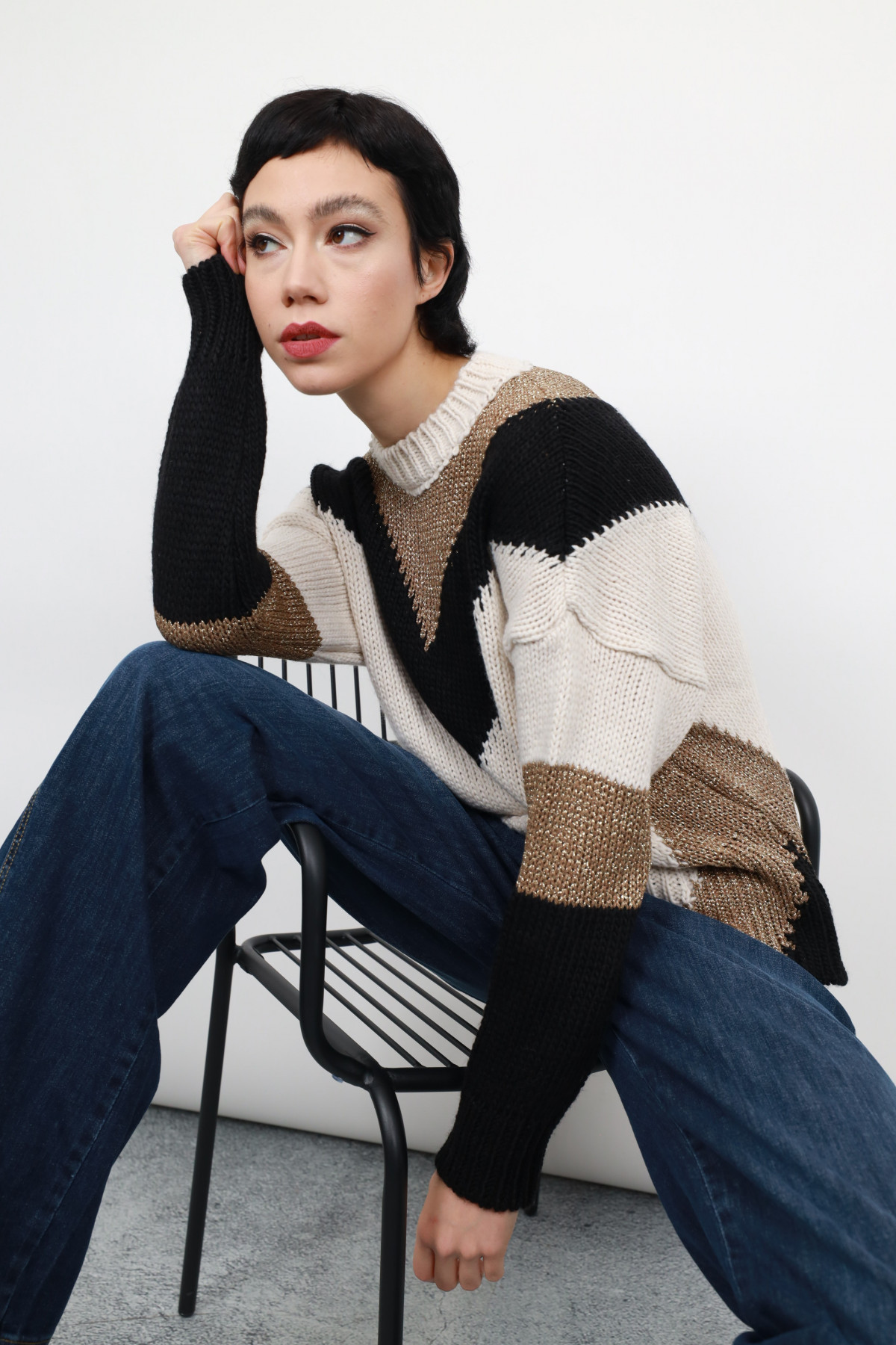 Intarsia sweater