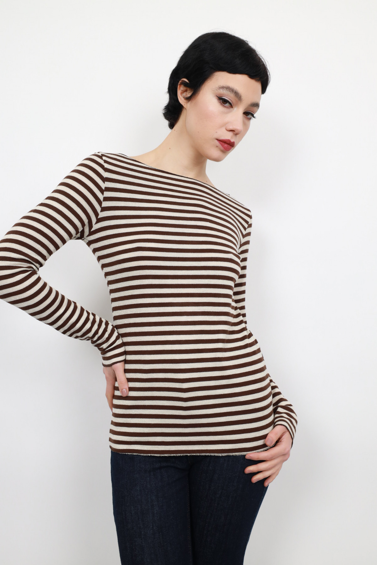 Lurex-Pullover